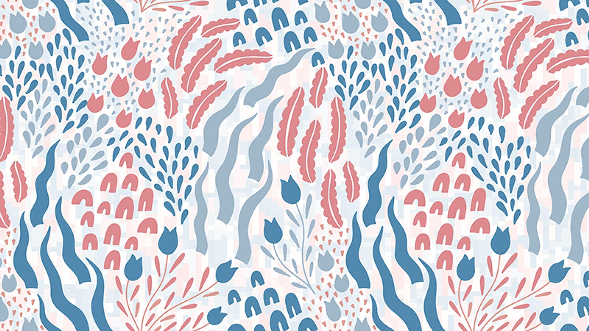 Abstract Floral Strands