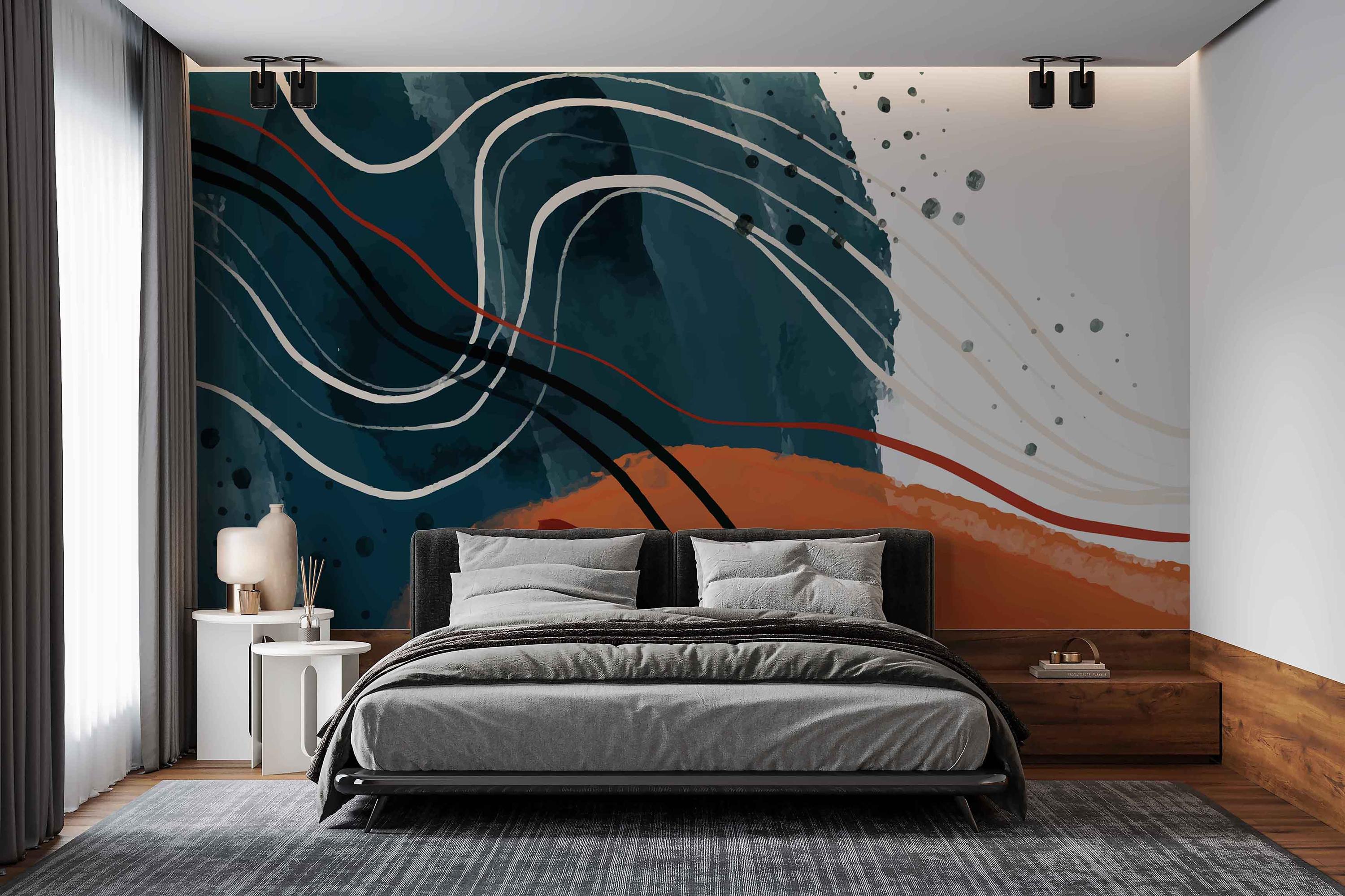 Teal Wave Flow