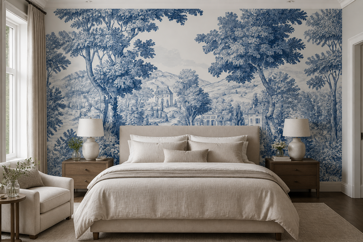 Arcadian Idyll — Master bedroom