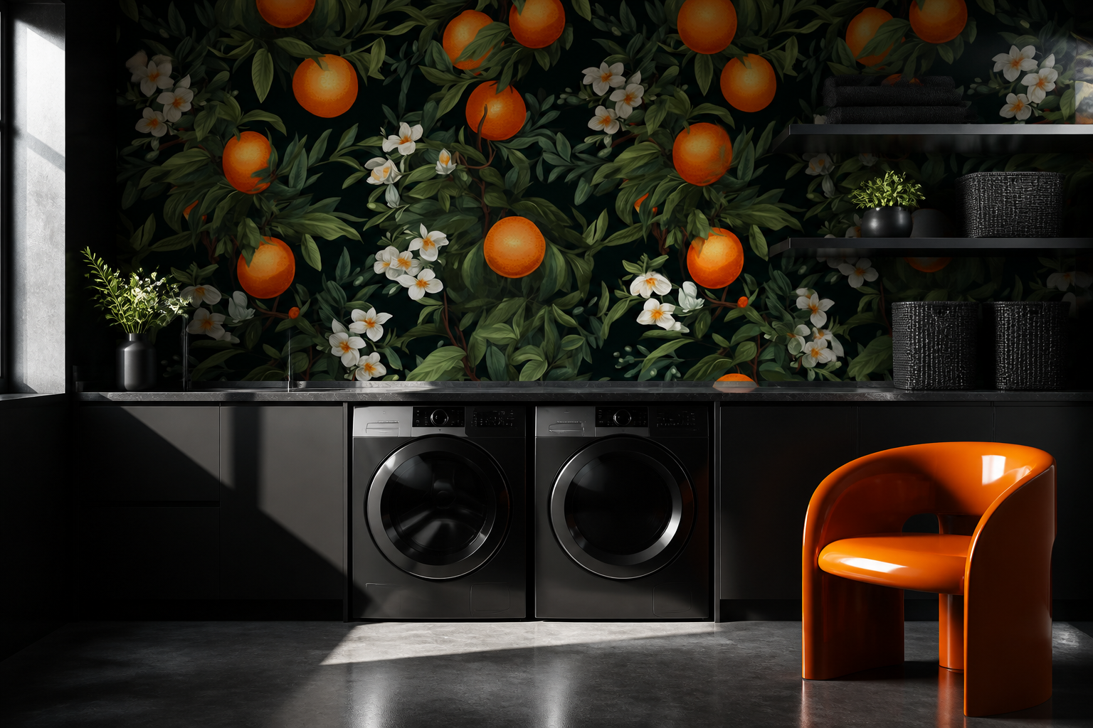 Citrus Bloom — Laundry room