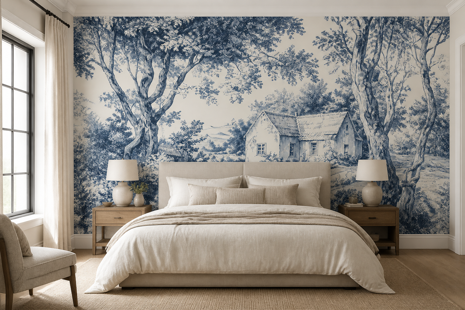 Cottage Arcadia — Master bedroom