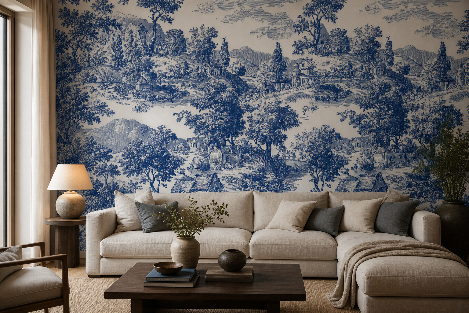 countryside-toile — Living room