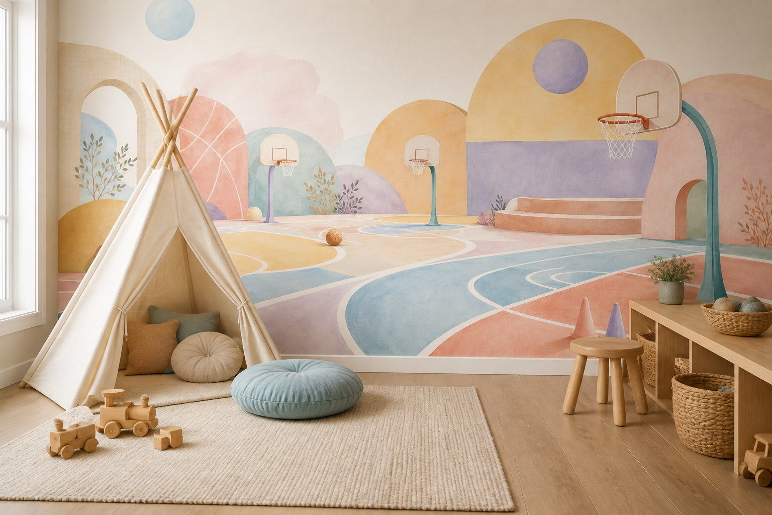 Court Dreams — Kids' playroom