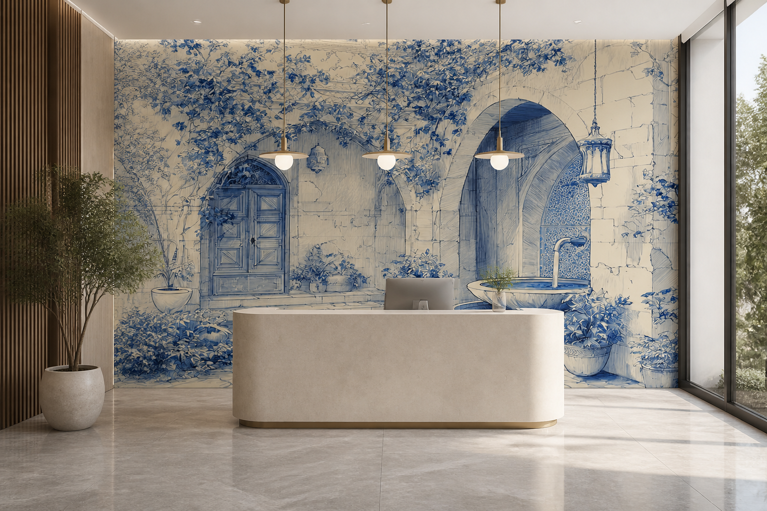 Courtyard Indigo — Office reception