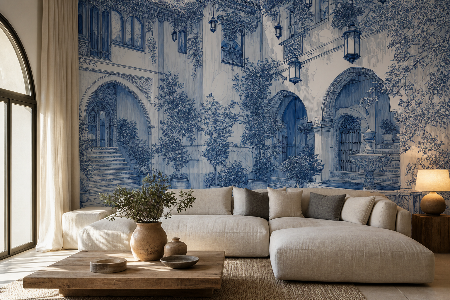 courtyard-serenity — Living room