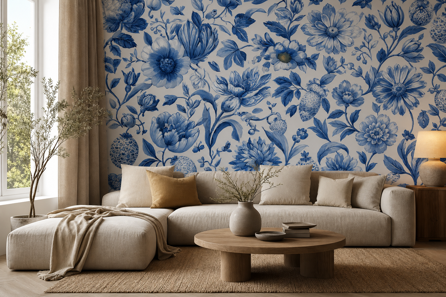 delft-blossoms — Living room