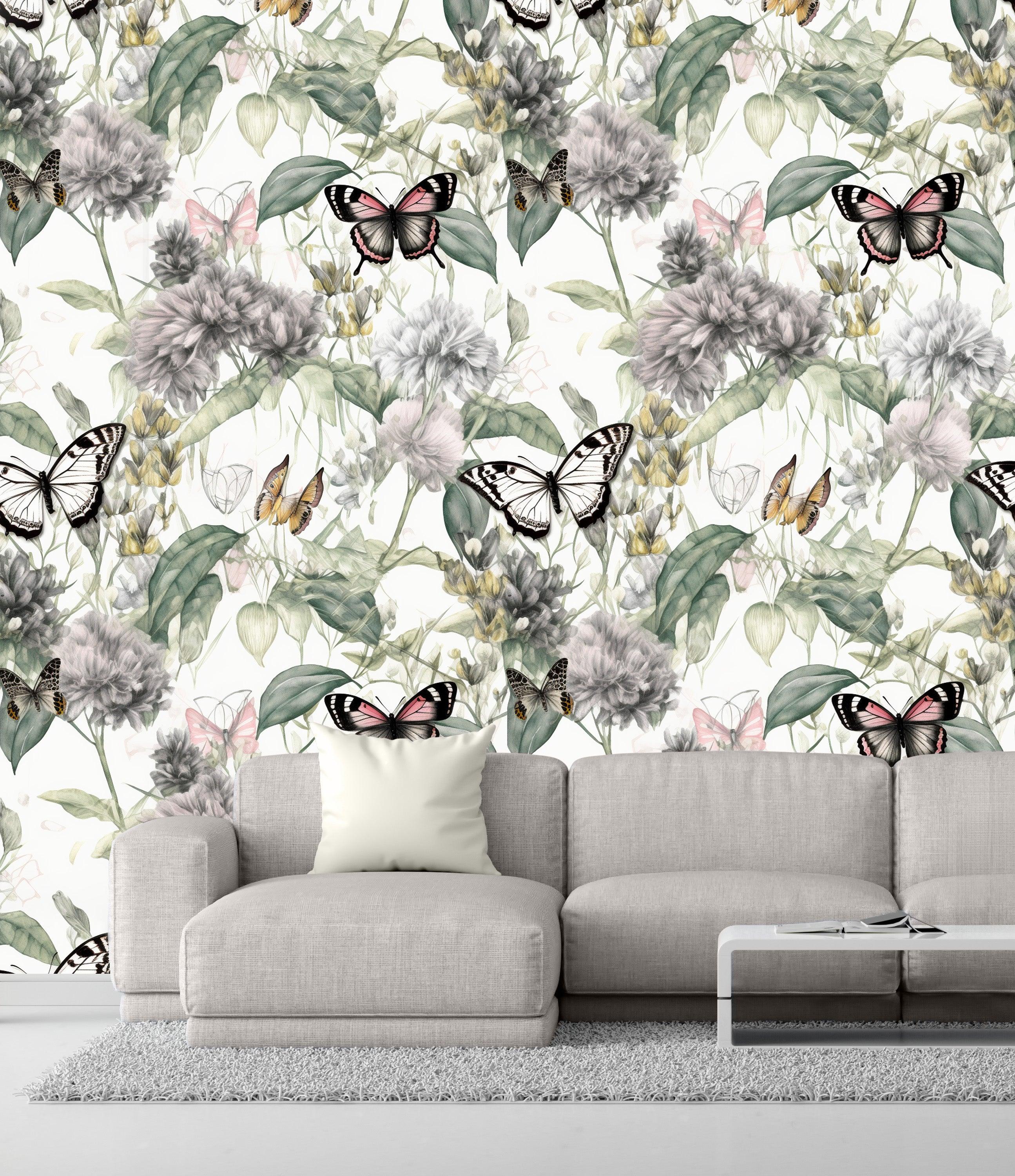 Silver Chrysanthemum Butterflies