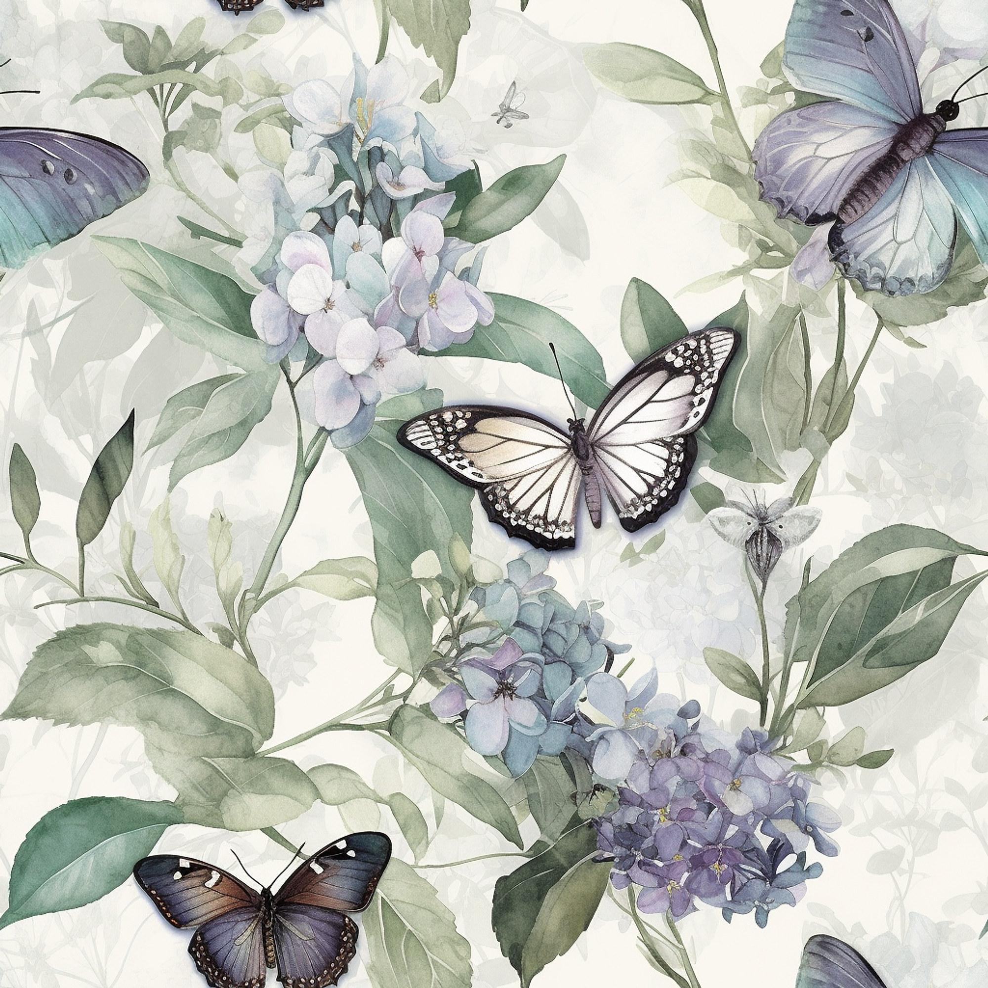 Purple Hydrangea Butterfly