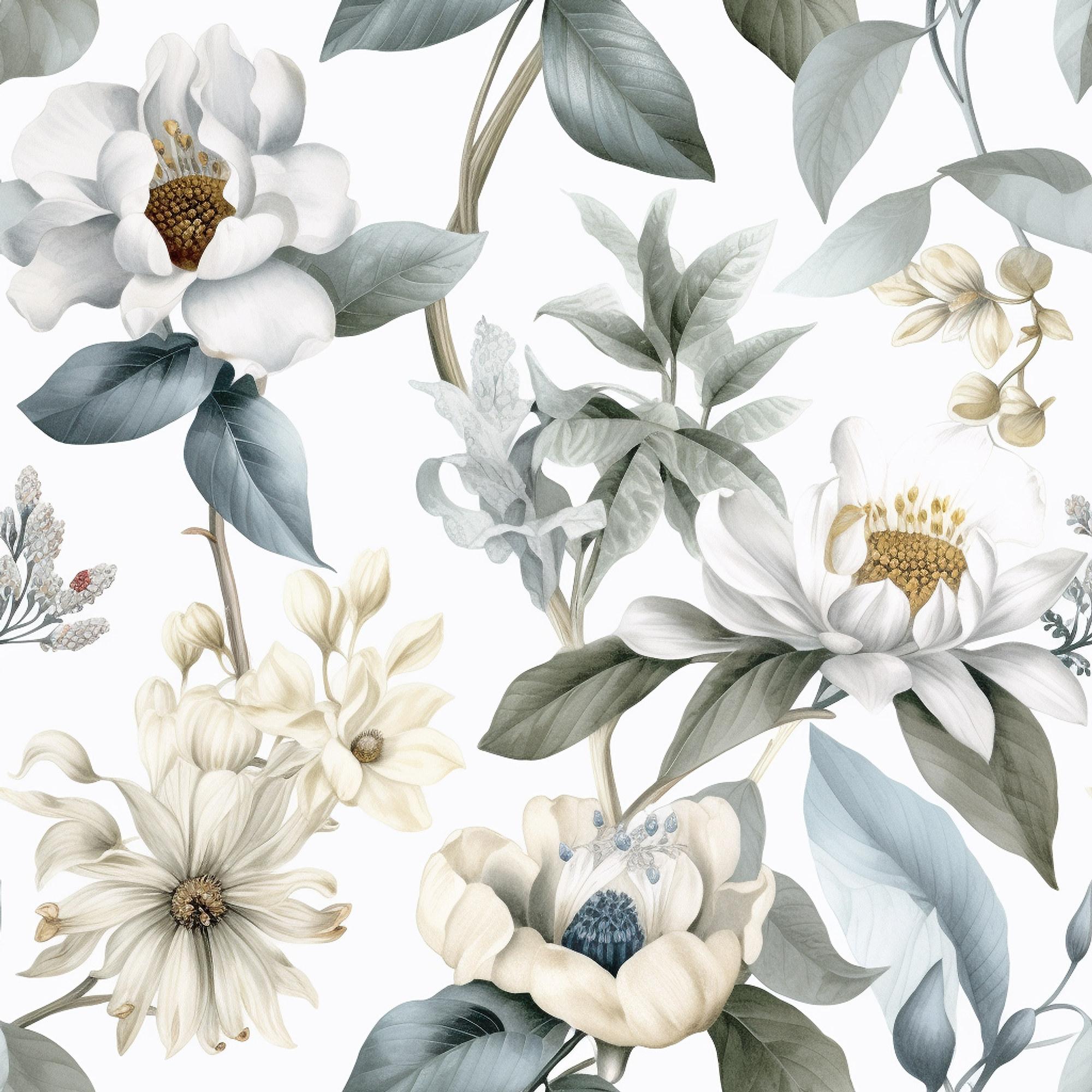 Ivory Botanical Elegance