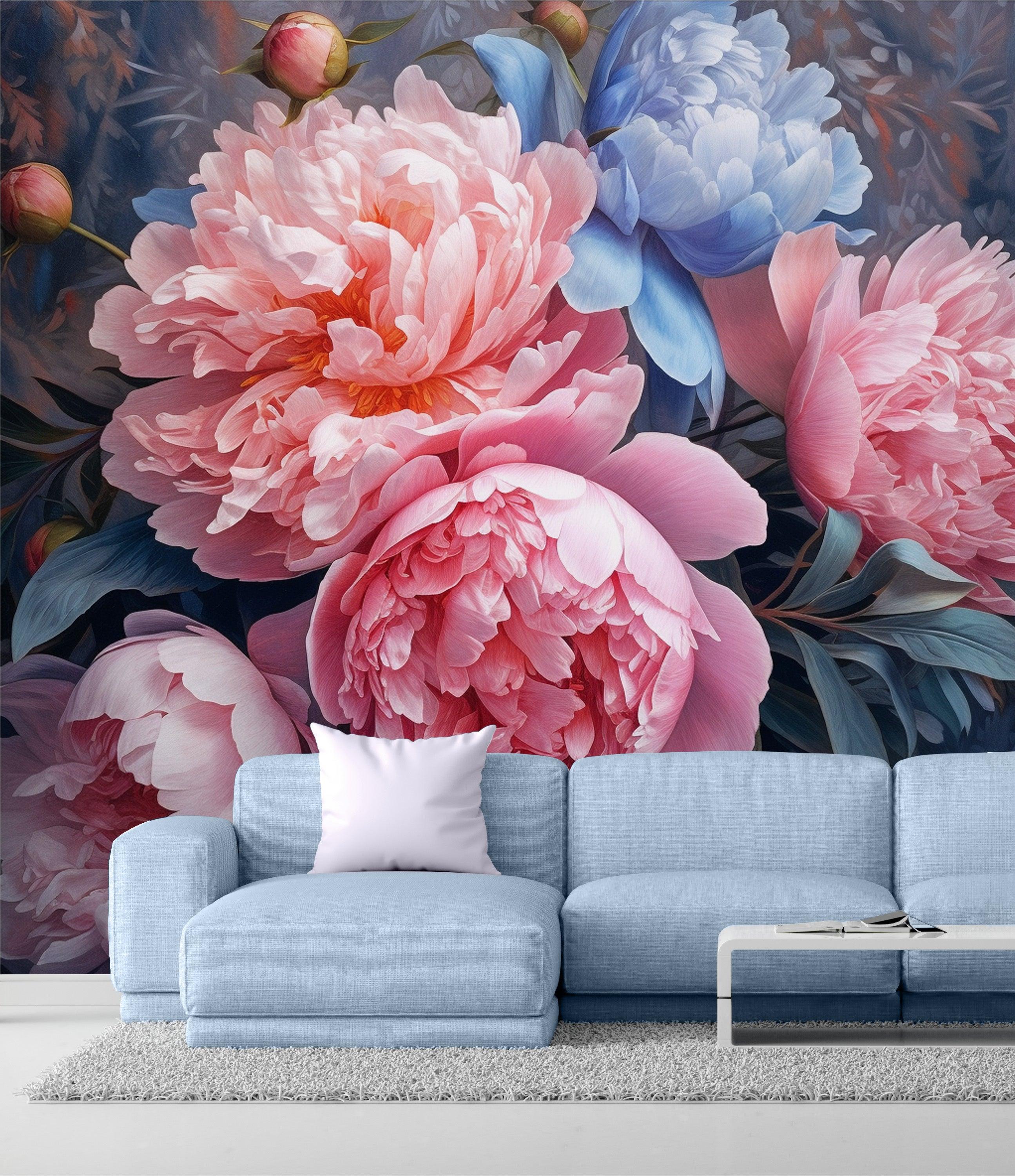Pink Peony Blossom