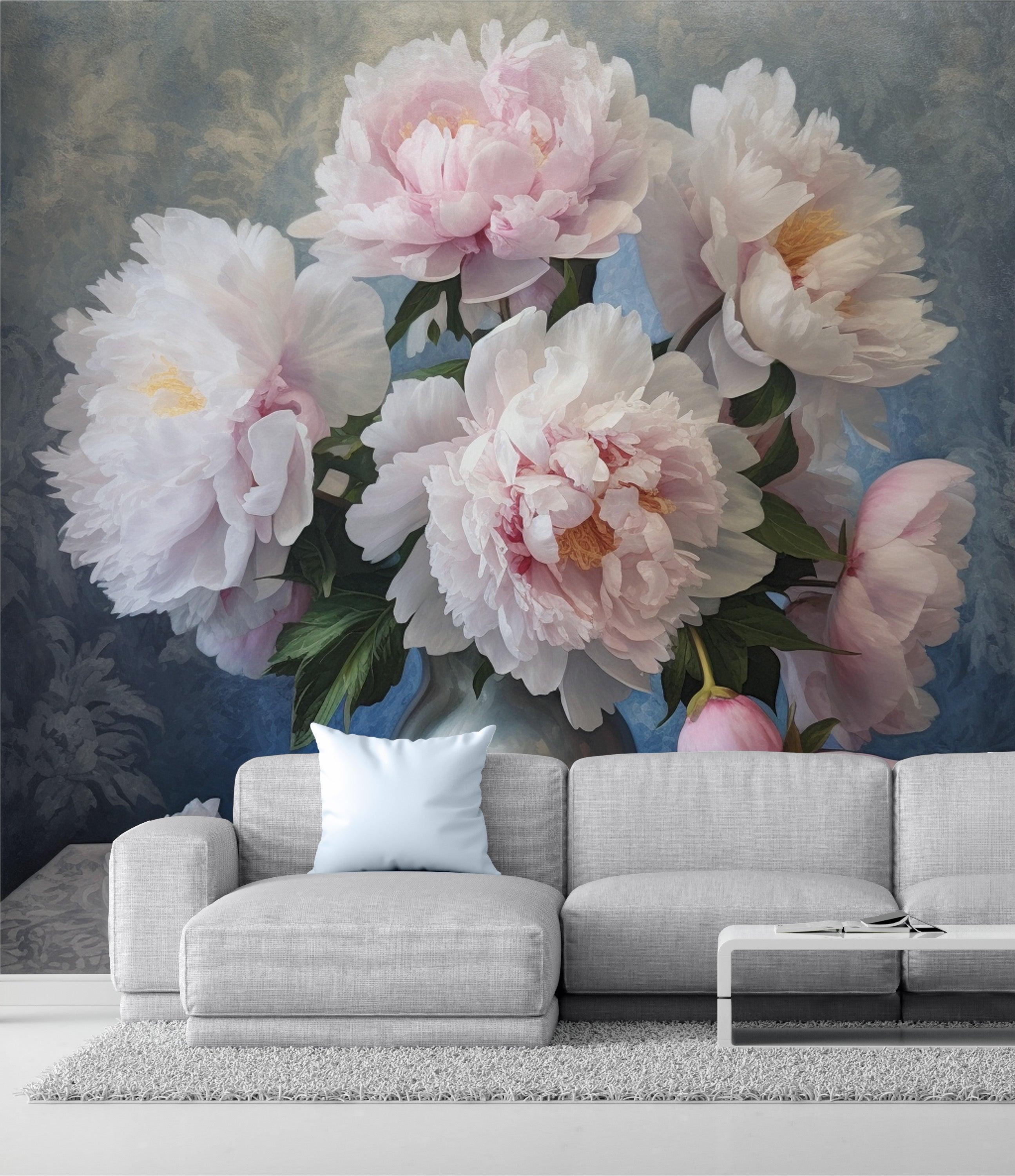 Soft Peony Vase