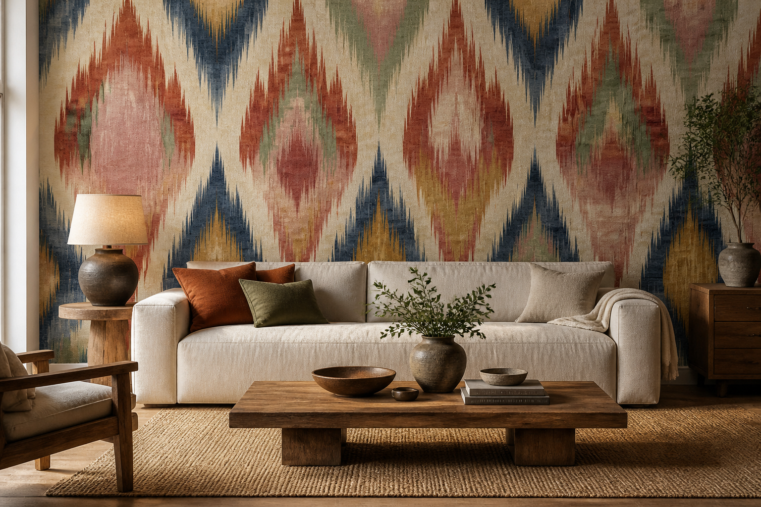 Ikat Reverie IV — Living room