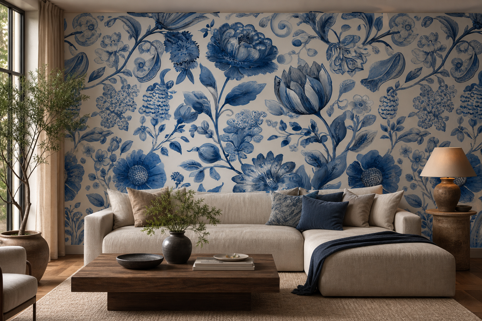 indigo-bloom-iii — Living room