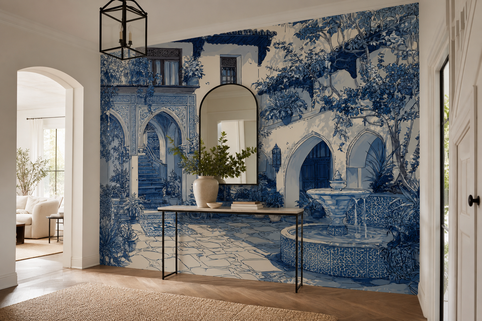 indigo-courtyard — Entryway