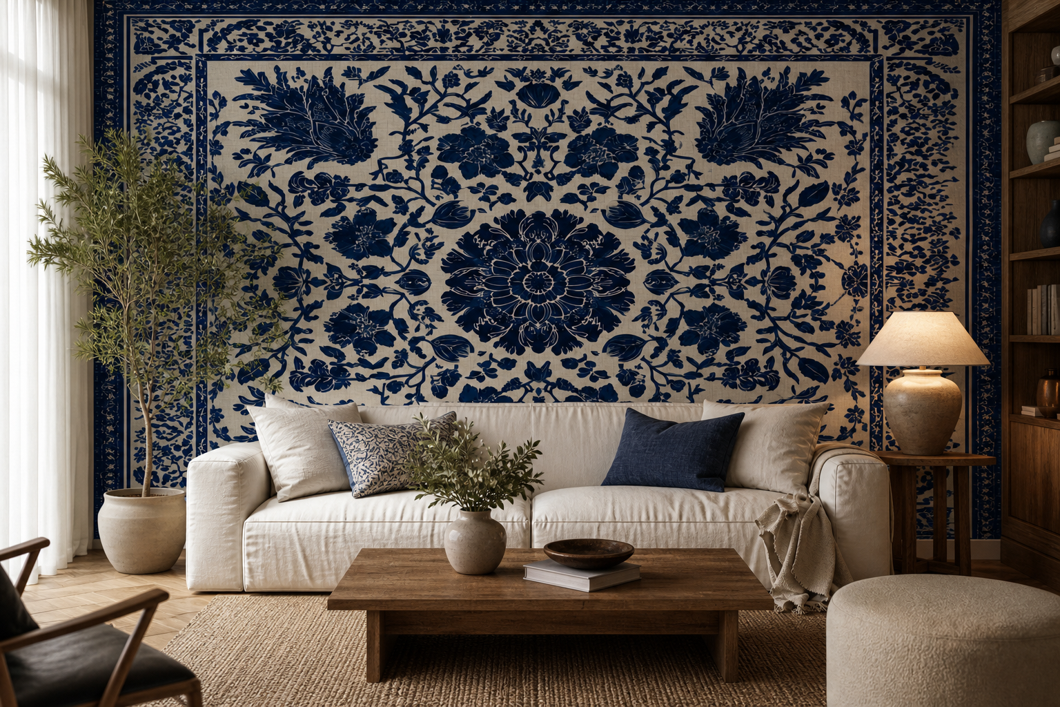 indigo-delft-iii — Living room
