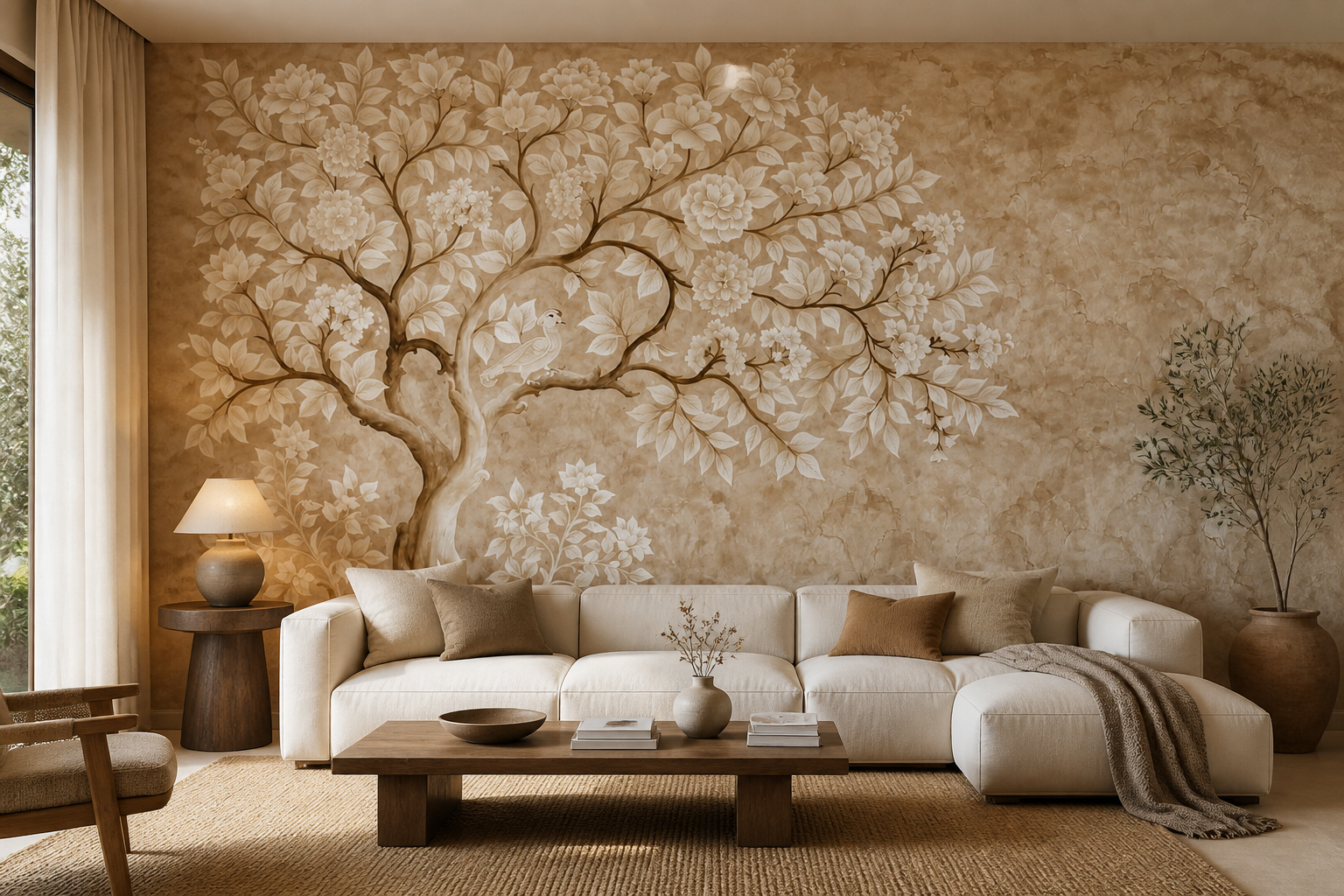 Ivory Heritage Tree — Living room