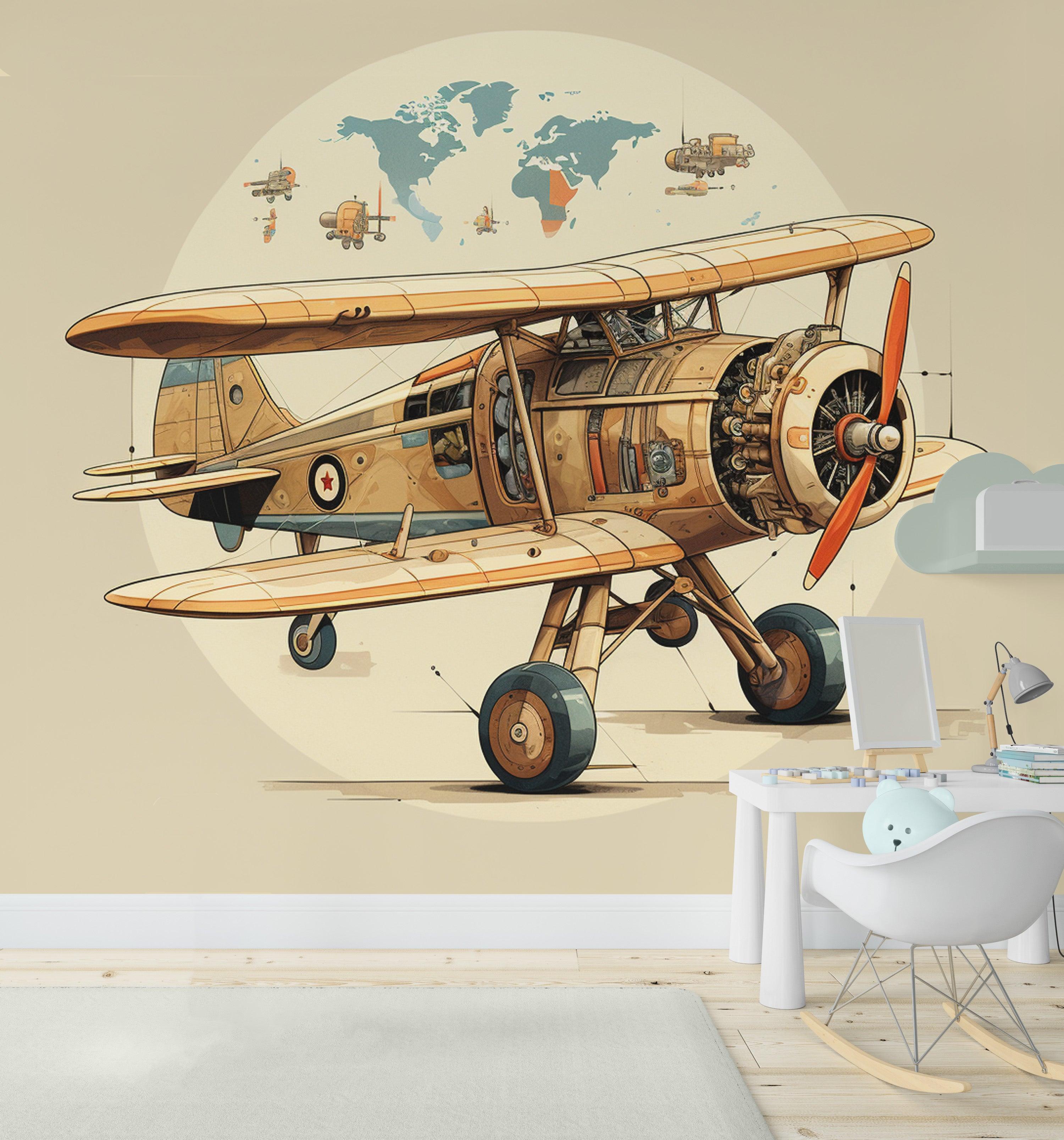 World Explorer Vintage Plane