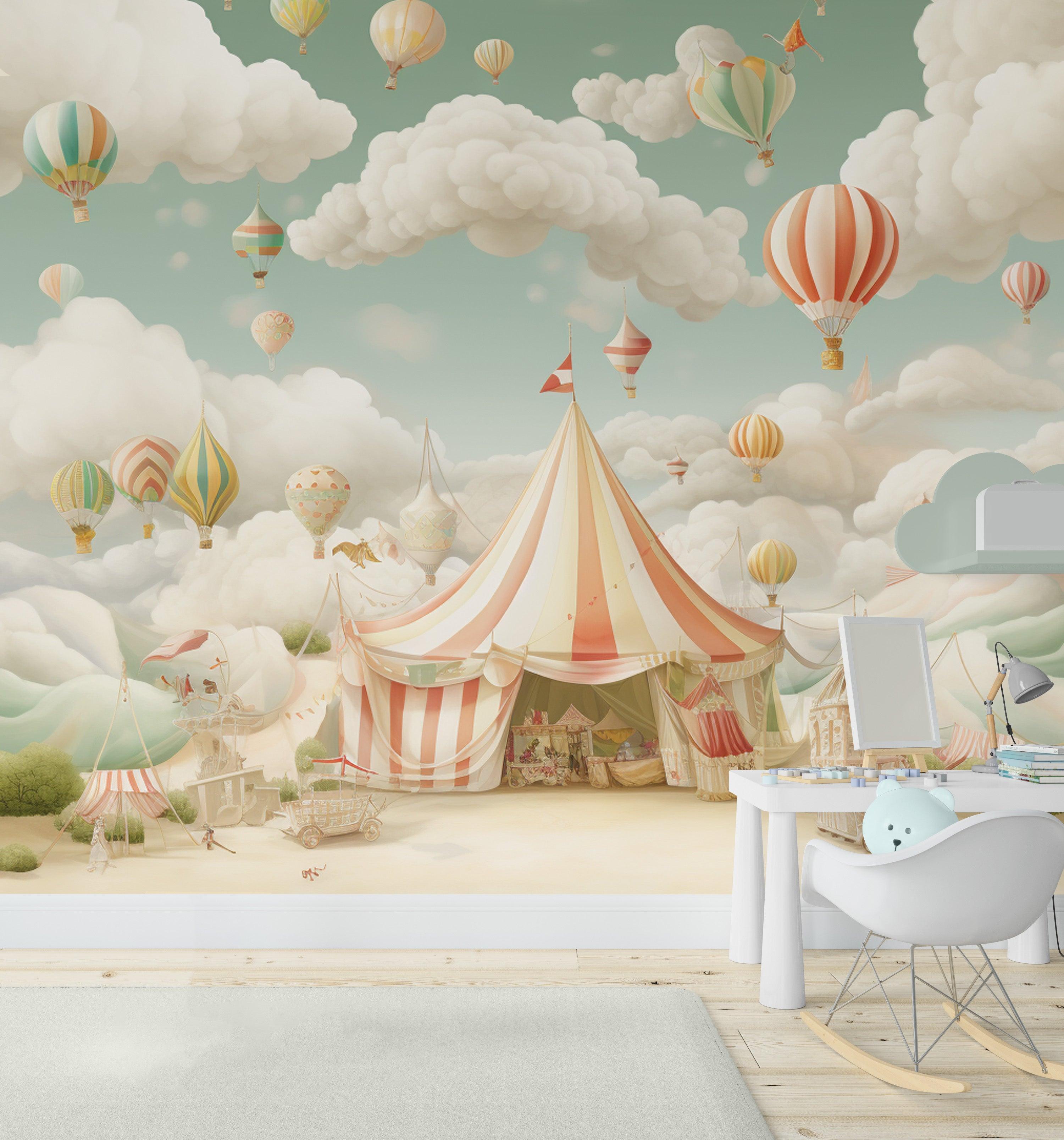 Whimsical Circus Hot Air Balloons