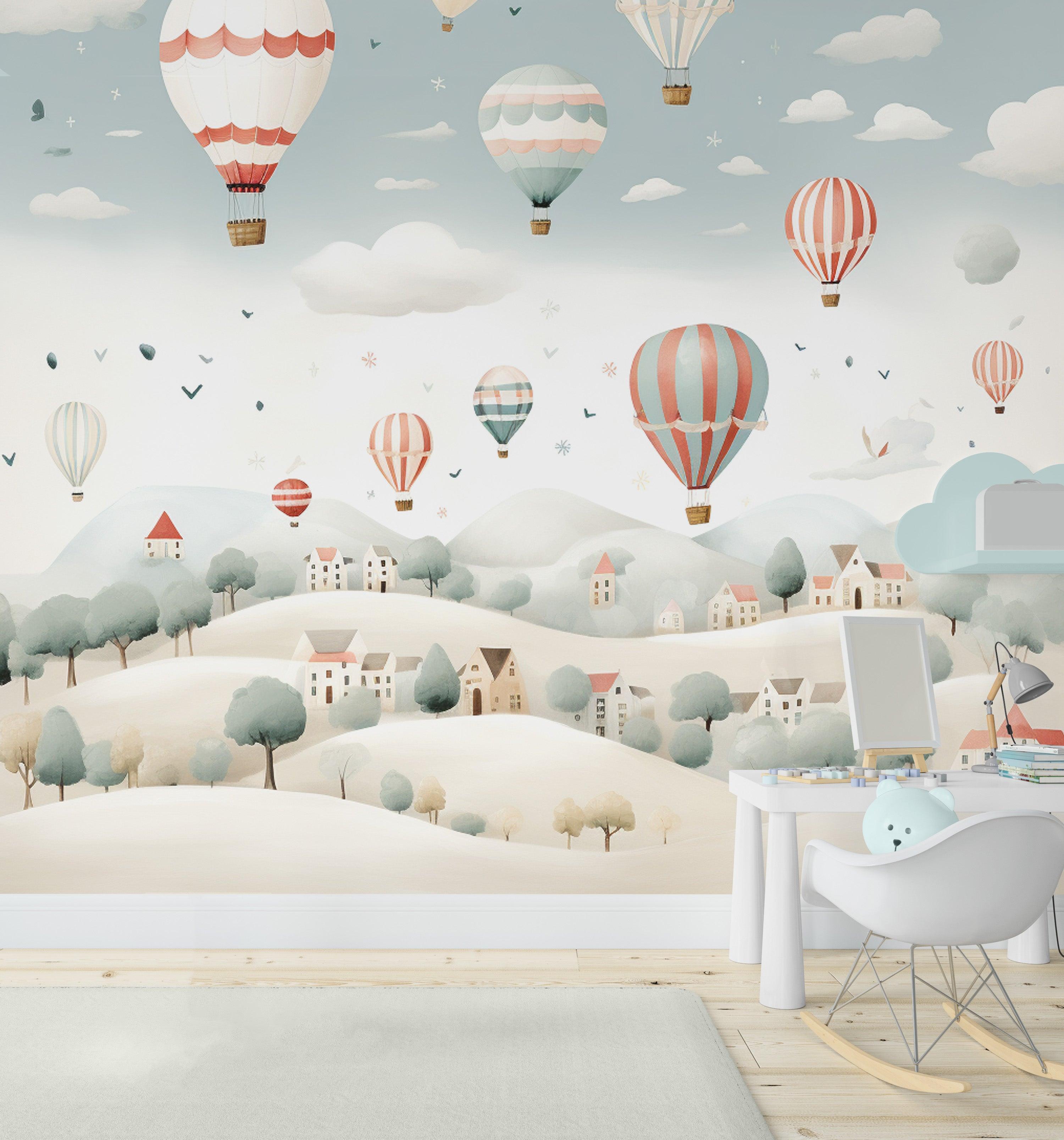 Hot Air Balloon Village Dream