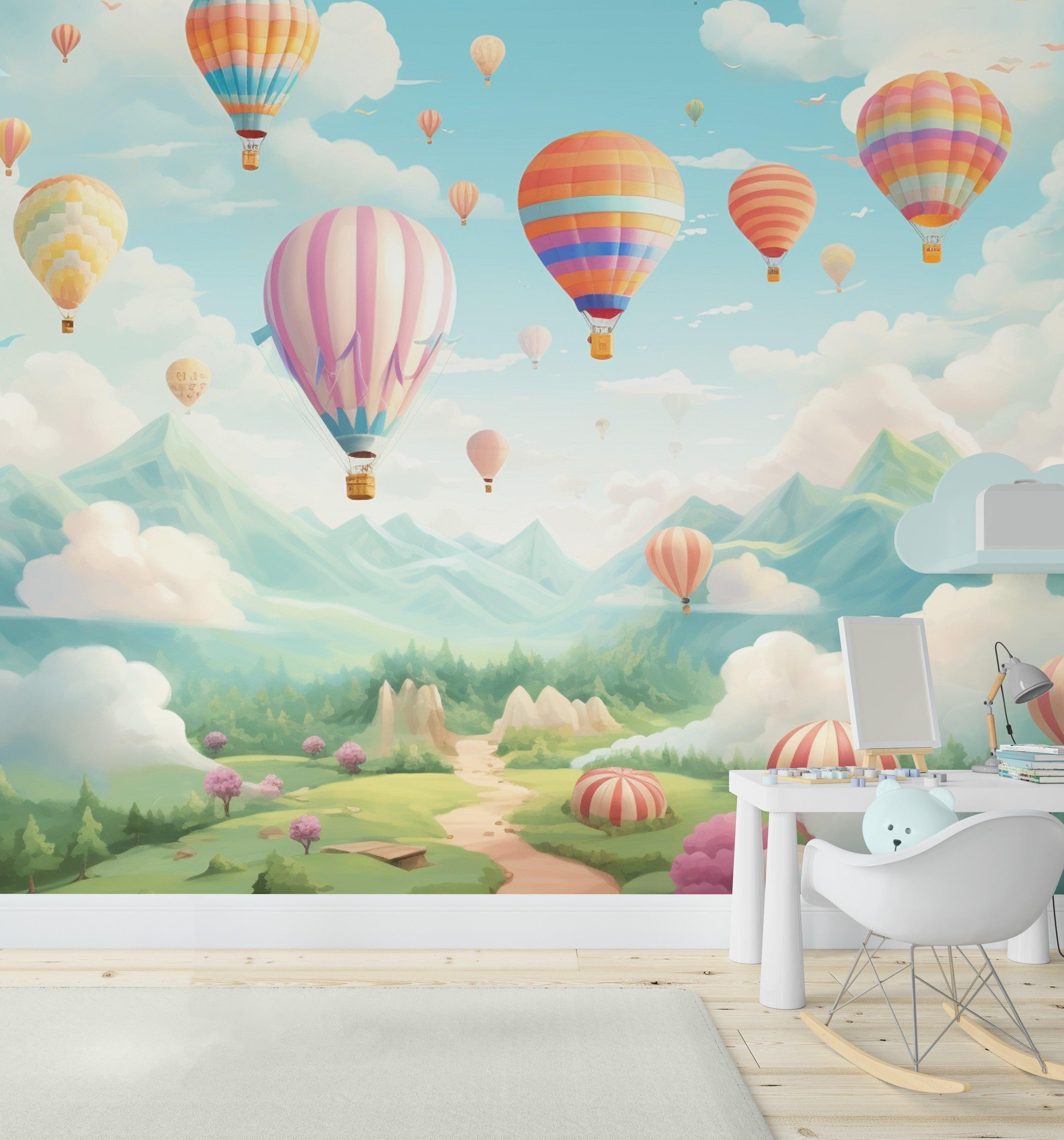 Colourful Balloon Valley Panorama