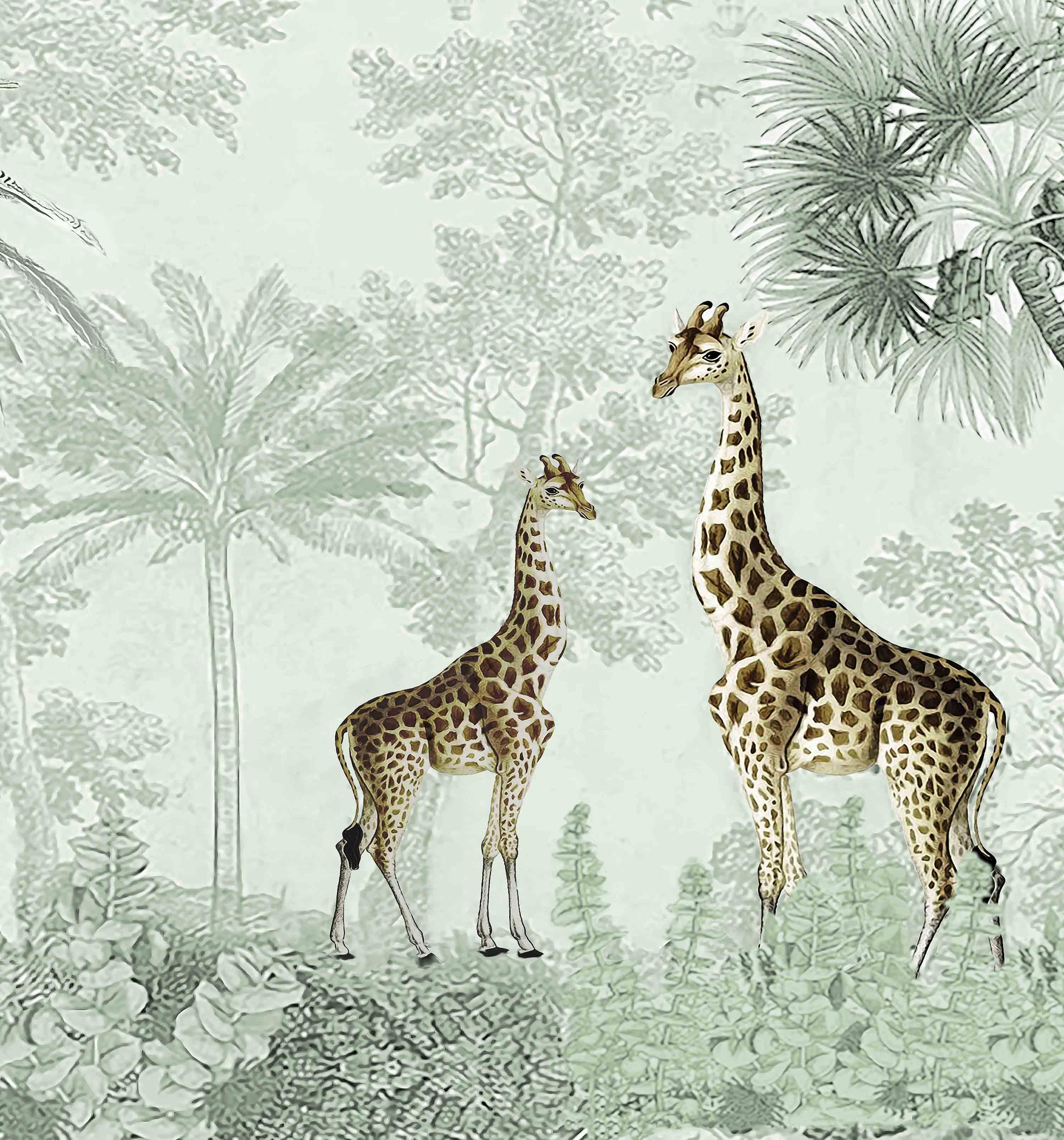 Giraffe Toile Jungle
