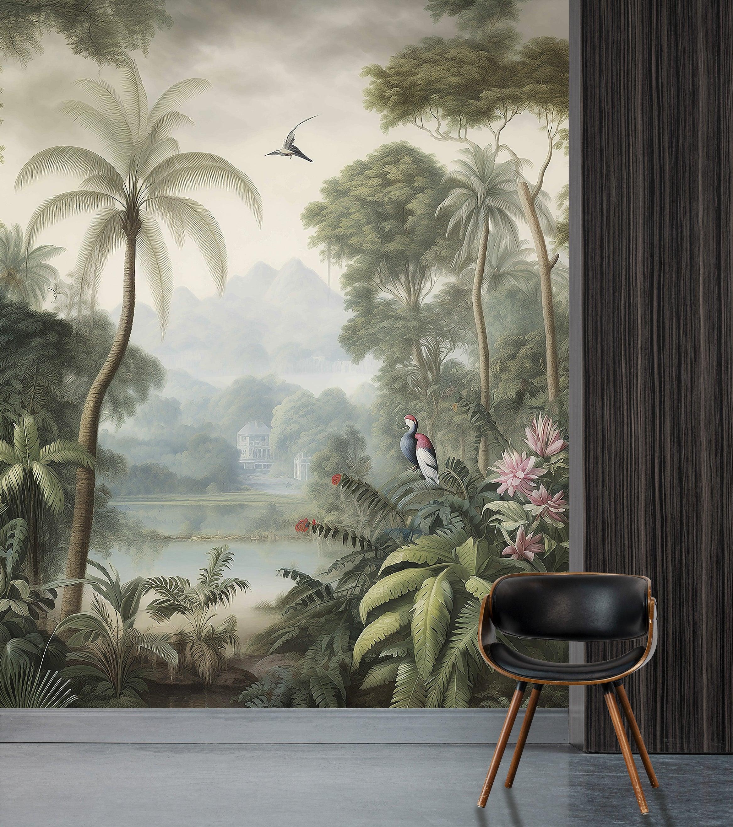 Tropical Ruins and Lotus