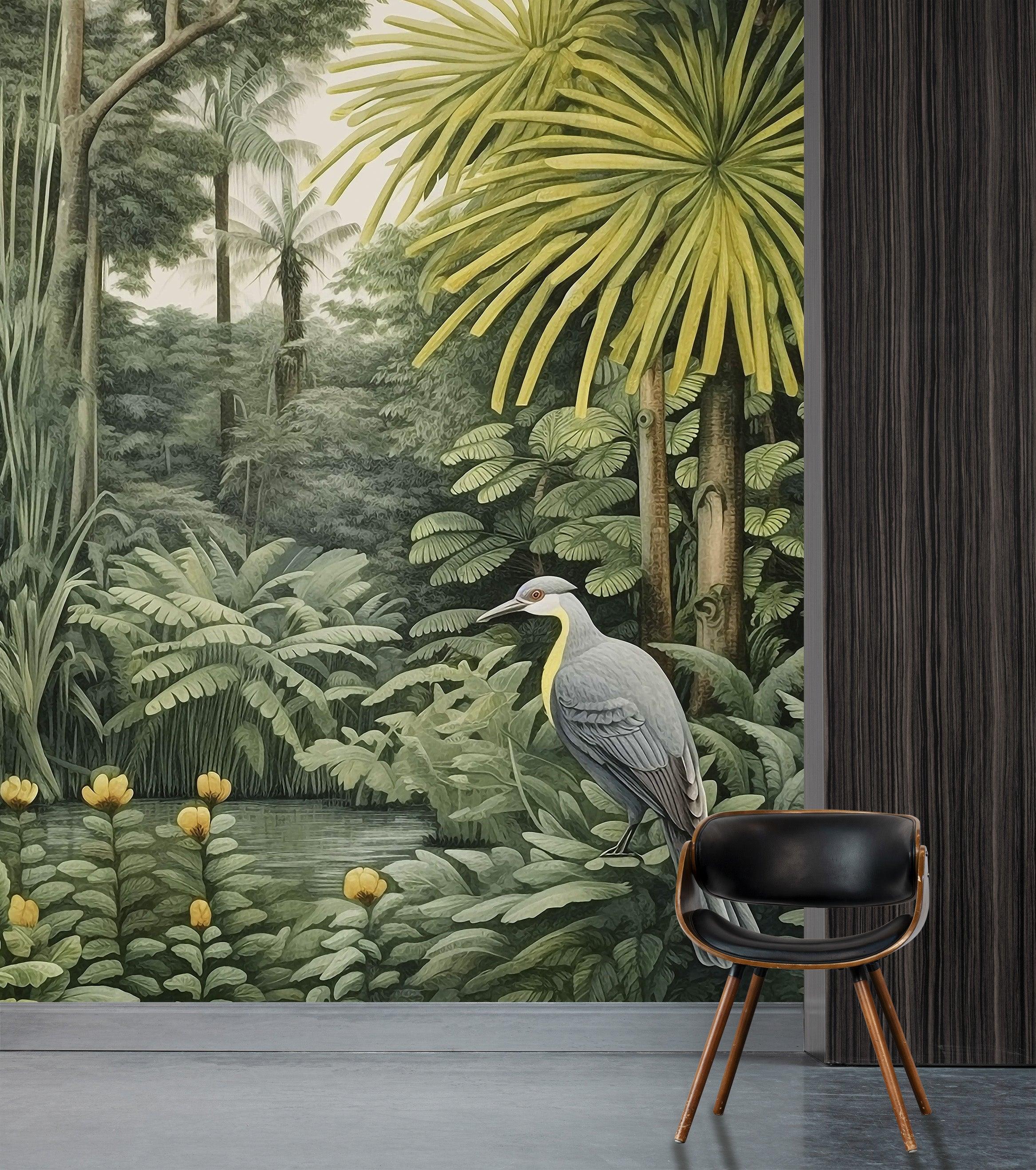 Heron Fan Palm Garden