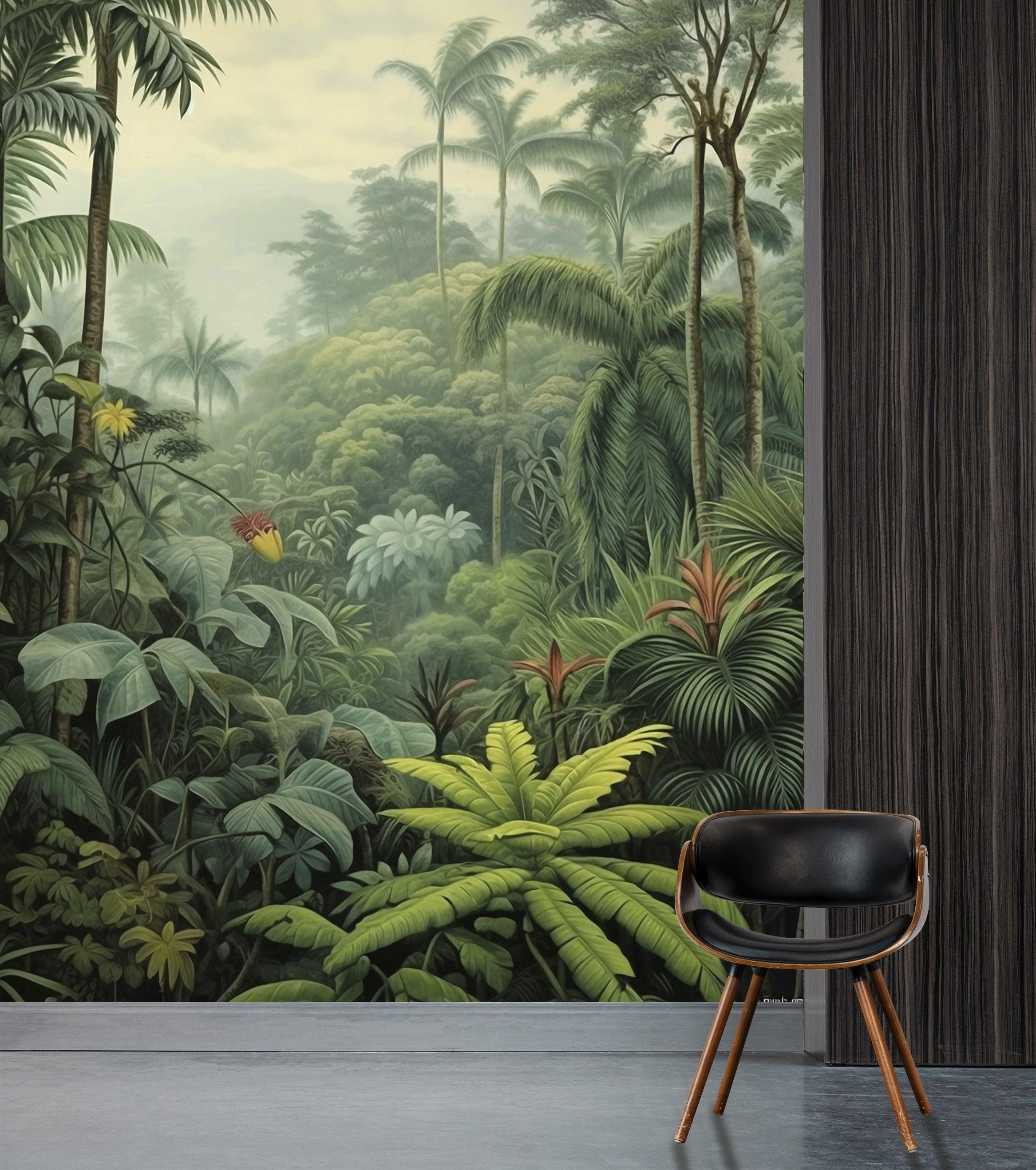 Dense Tropical Fern Forest