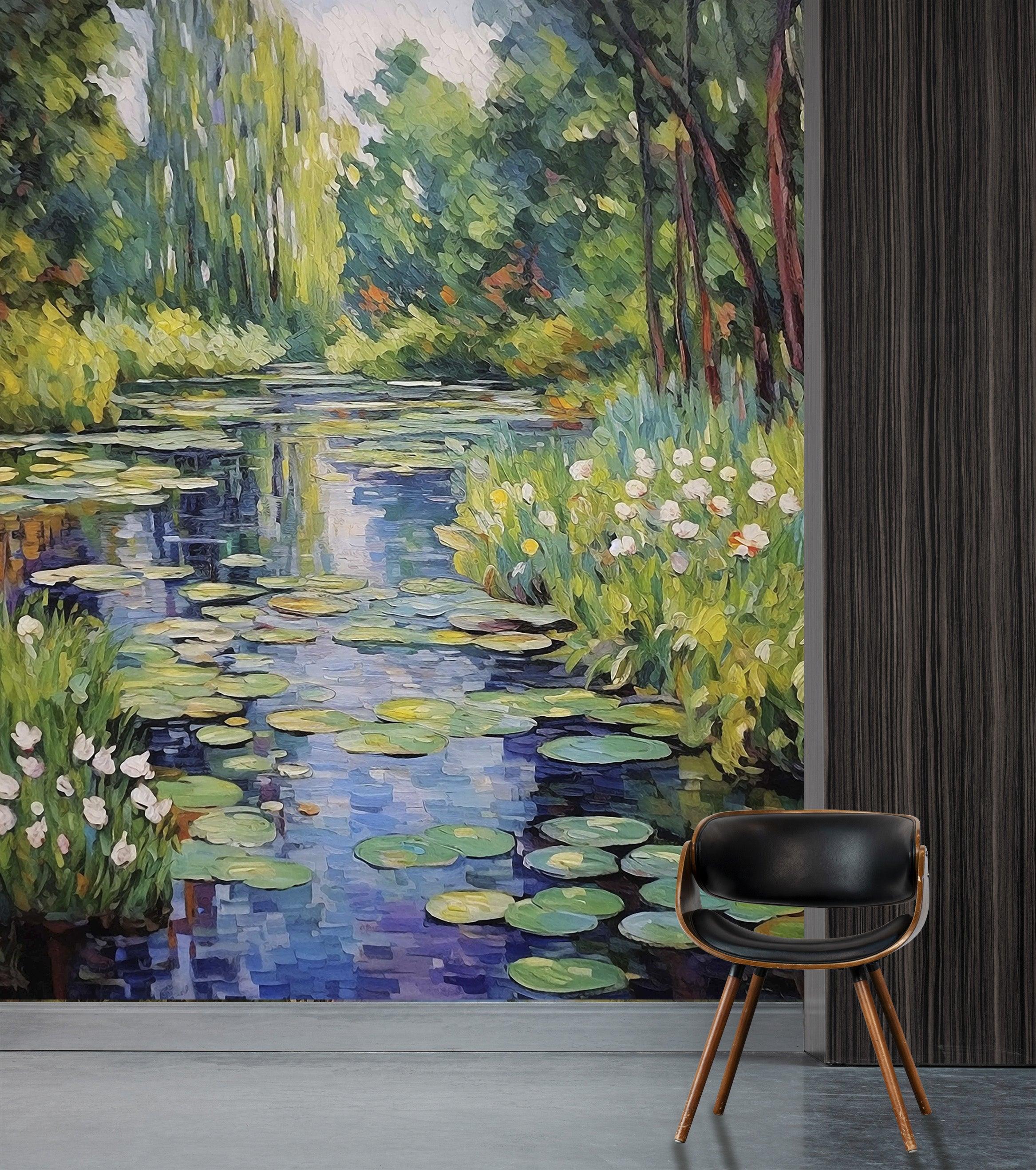 Monet Weeping Willow Pond