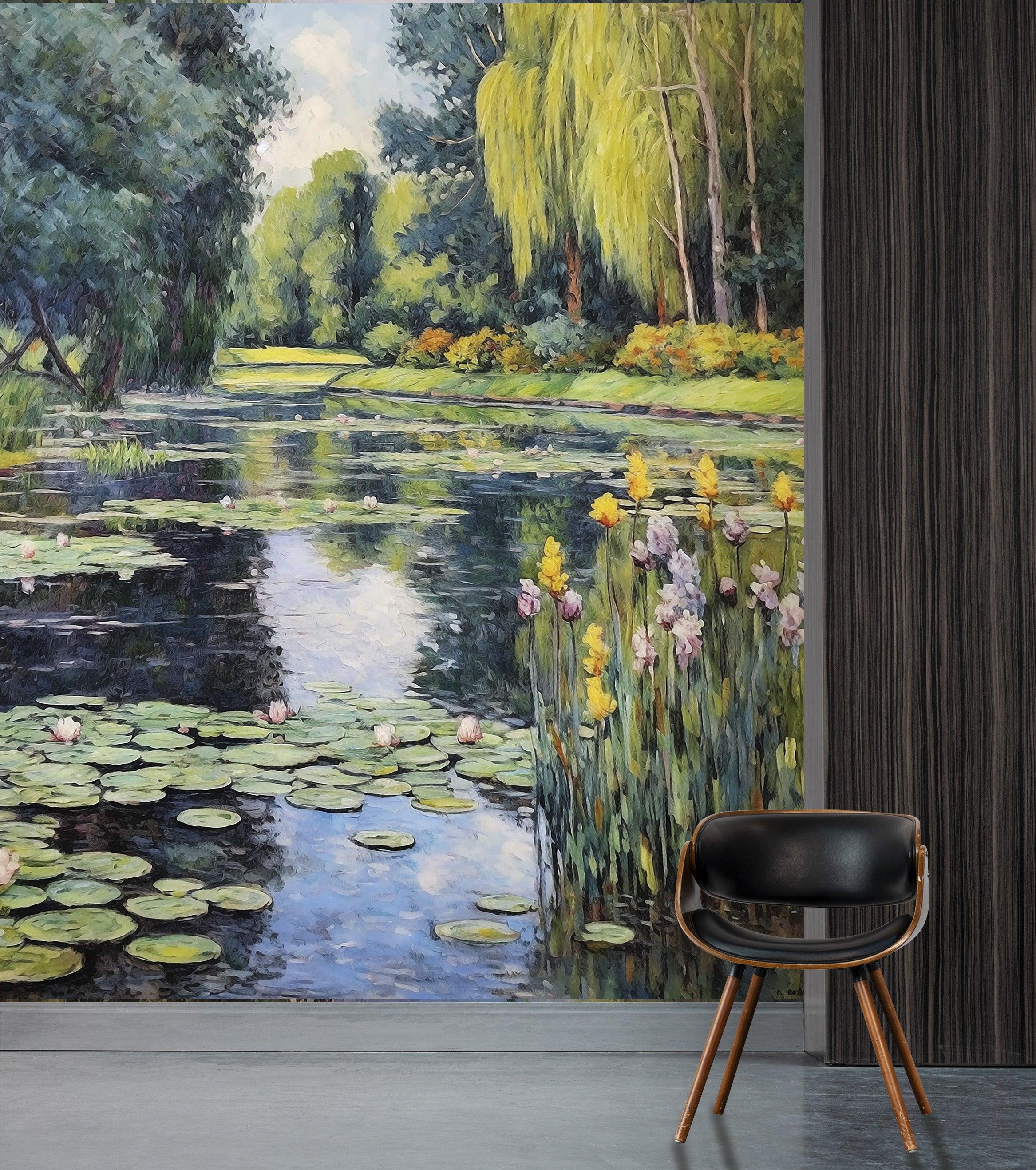 Monet Iris and Water Lily Garden