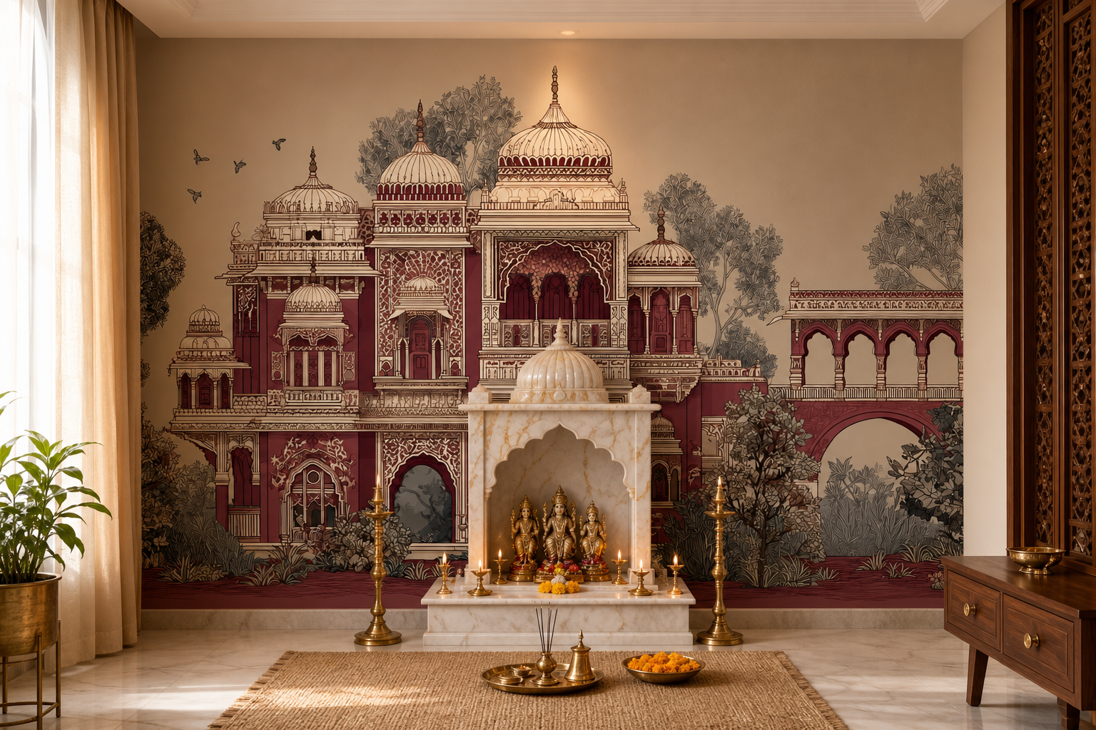 maharaja-s-domes — Pooja room