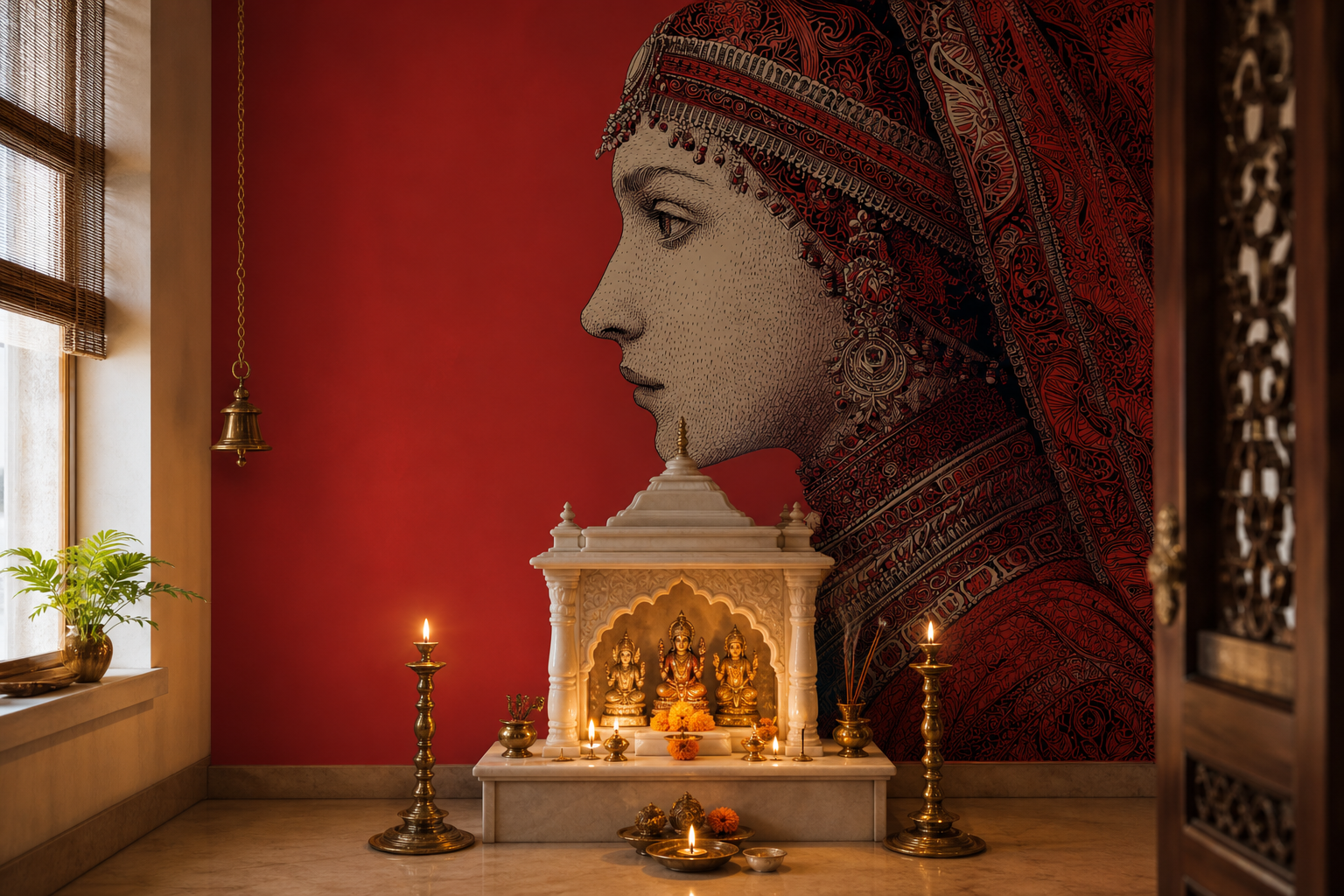 maharaja-s-majesty — Pooja room
