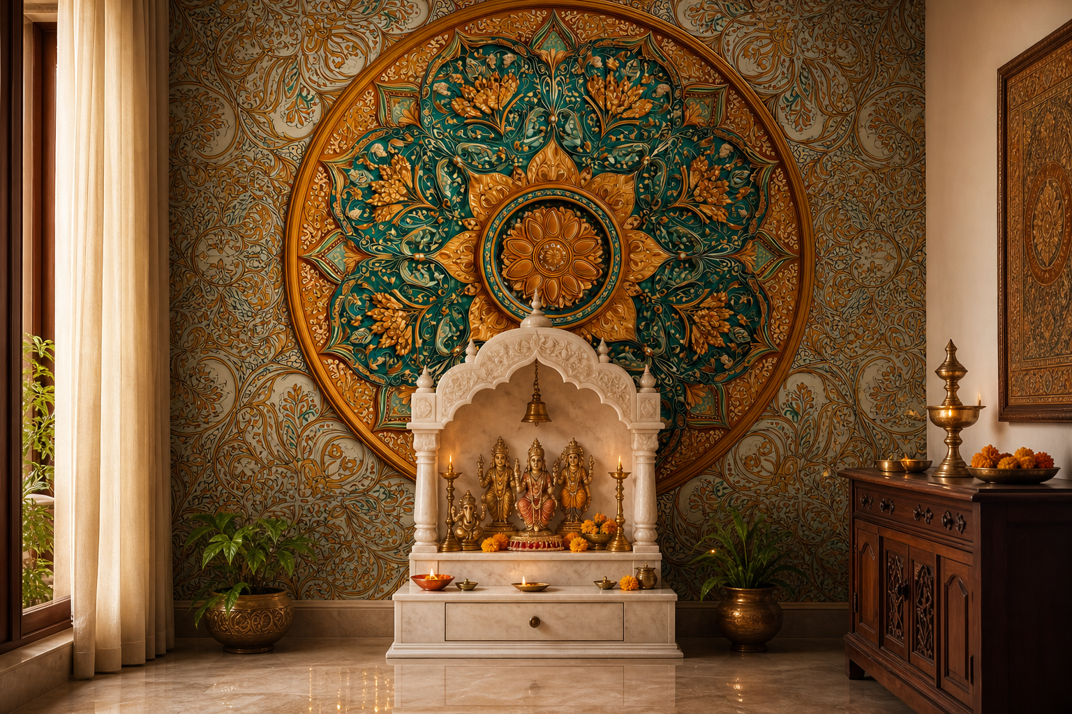 maharaja-s-medallion-iii — Pooja room