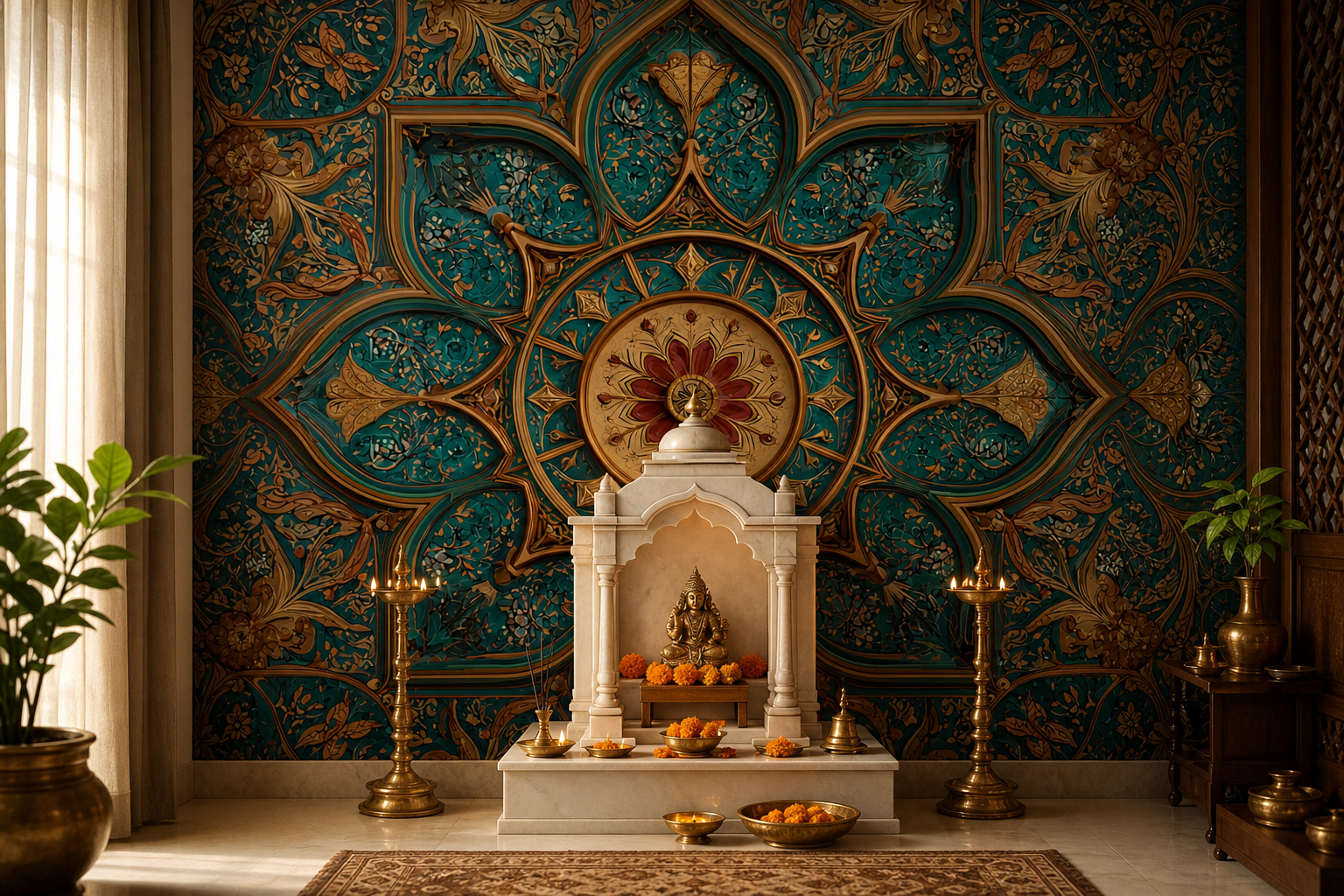 maharaja-s-medallion — Pooja room