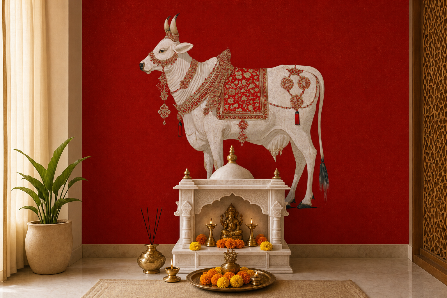 maharaja-s-procession — Pooja room