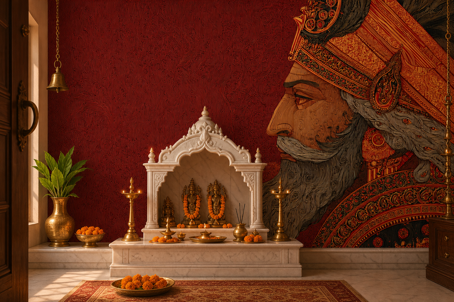 maharaja-s-profile — Pooja room