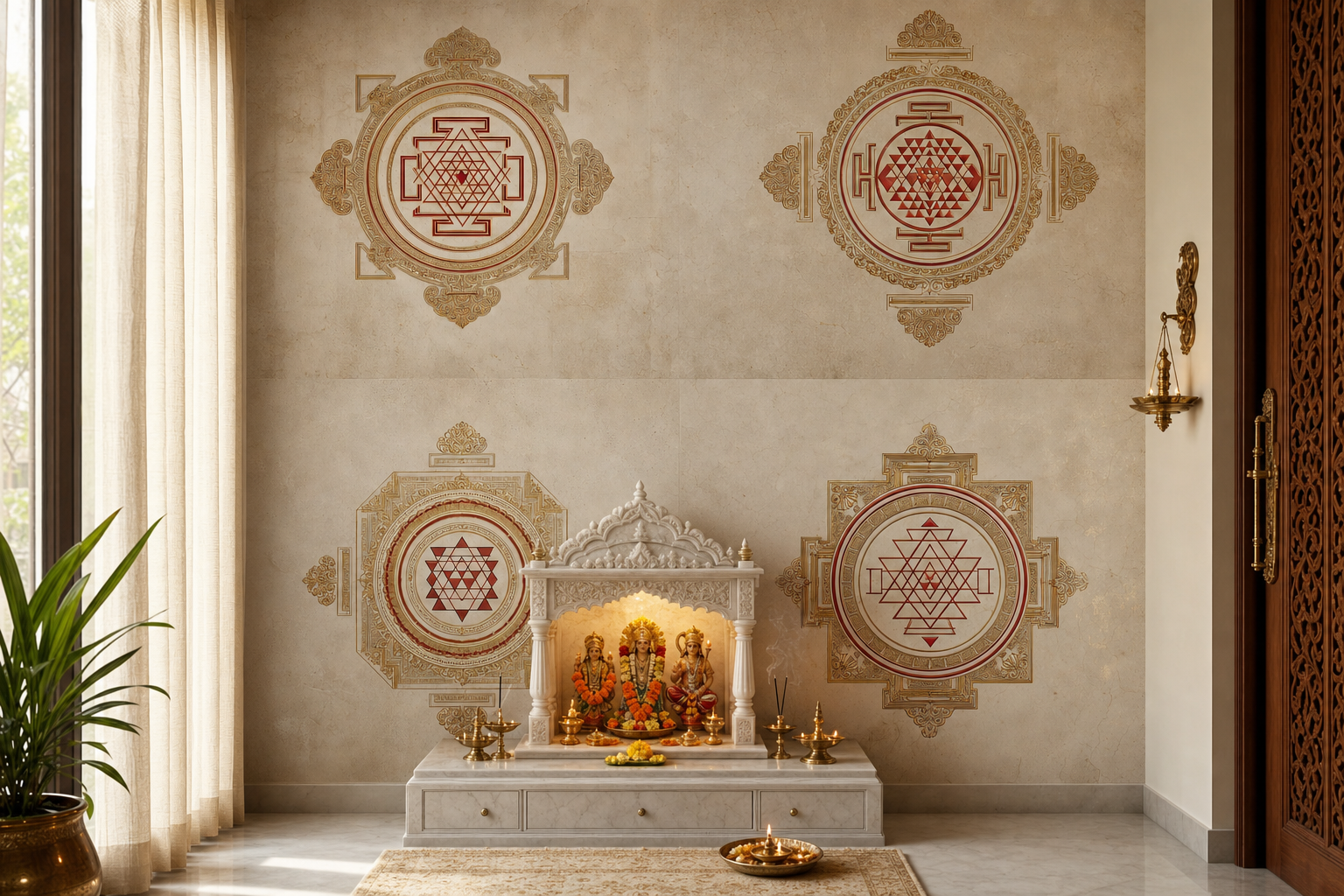 mandala-yantra — Pooja room