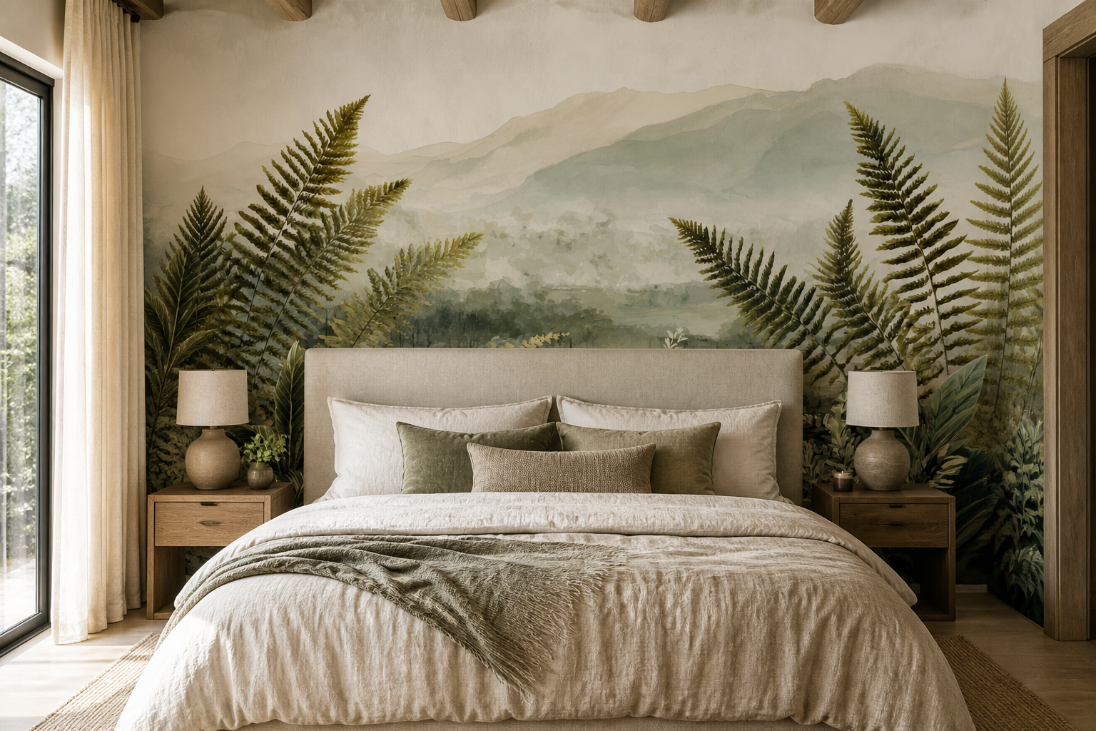 Misty Ferns — Master bedroom