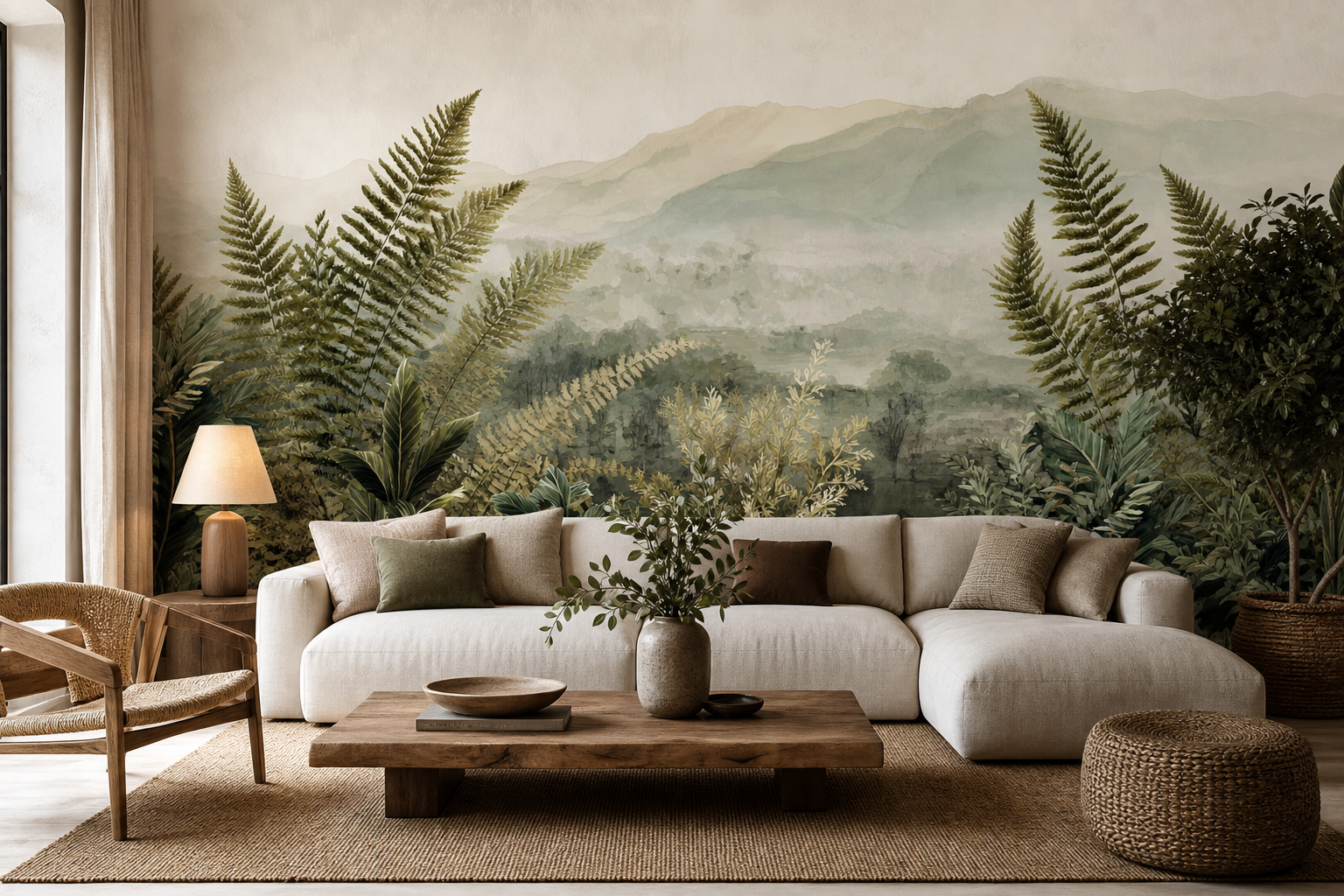 Misty Ferns — Living room