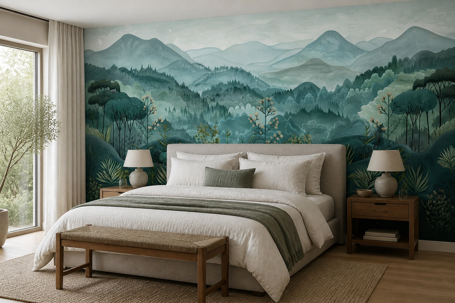 Misty Valleys — Master bedroom