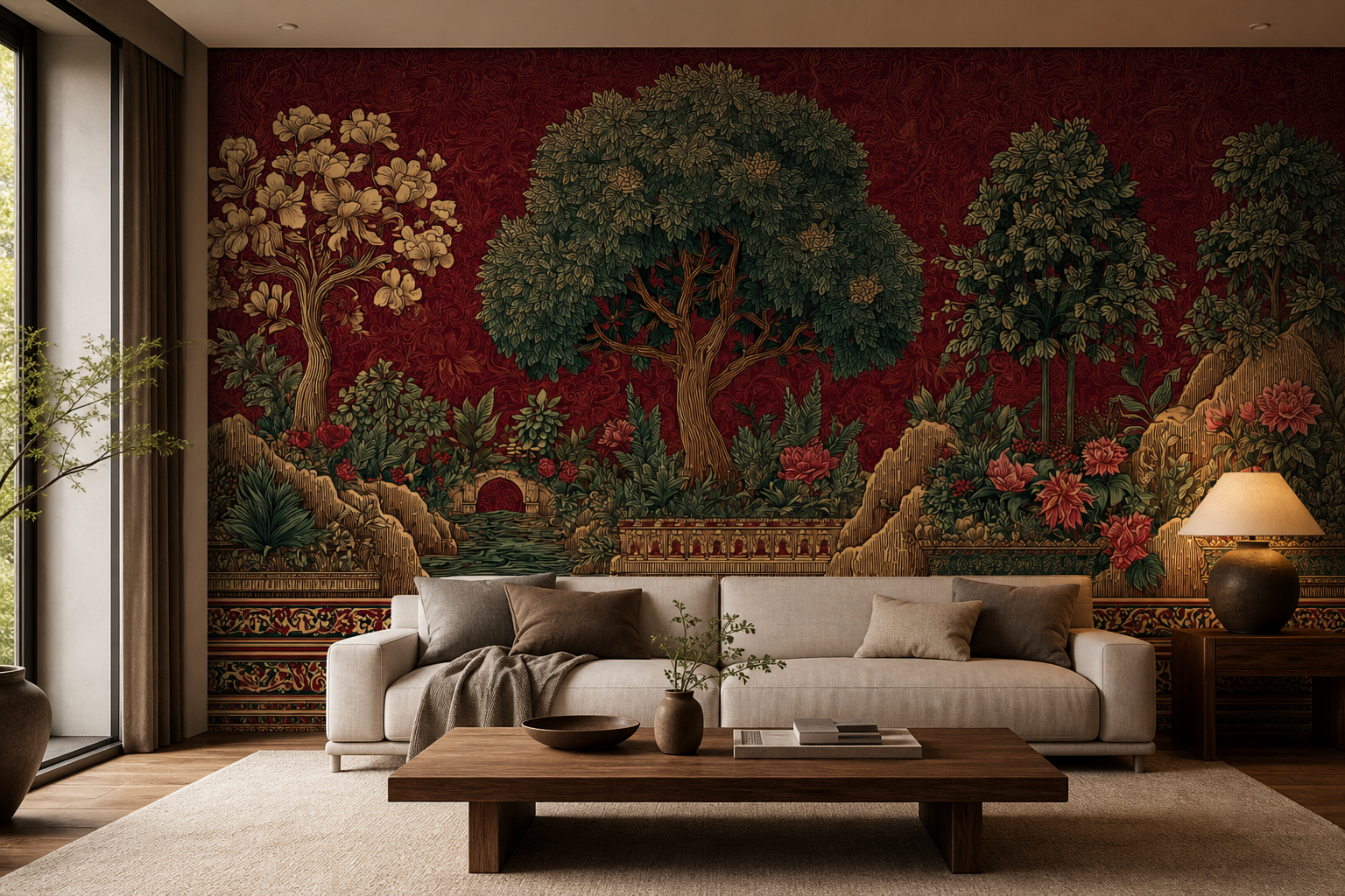 mughal-arcadia-garden — Living room