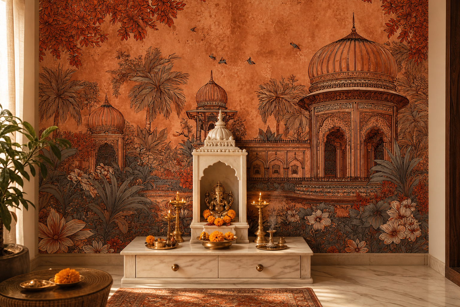 mughal-domes — Pooja room