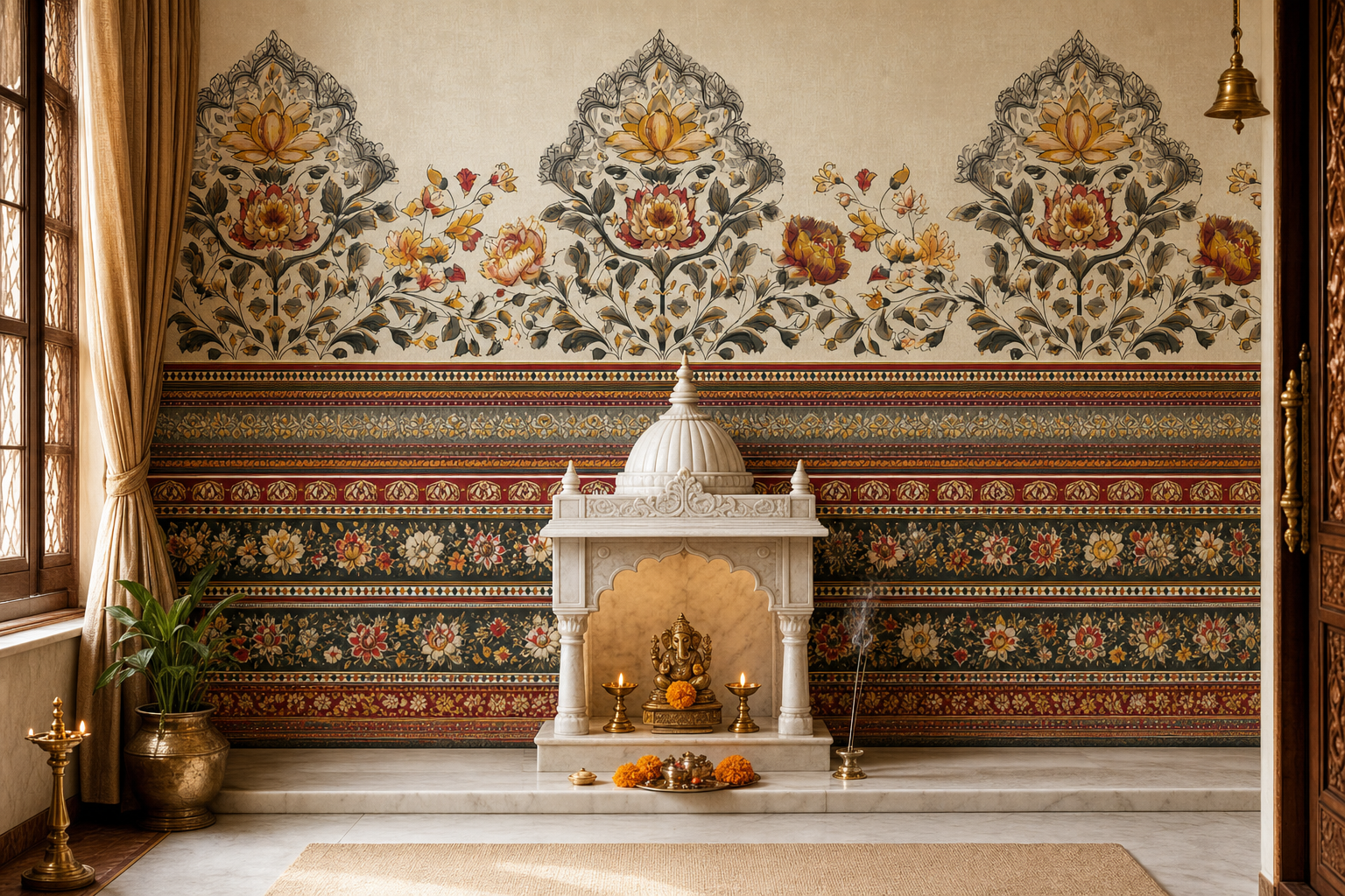 mughal-florescence — Pooja room