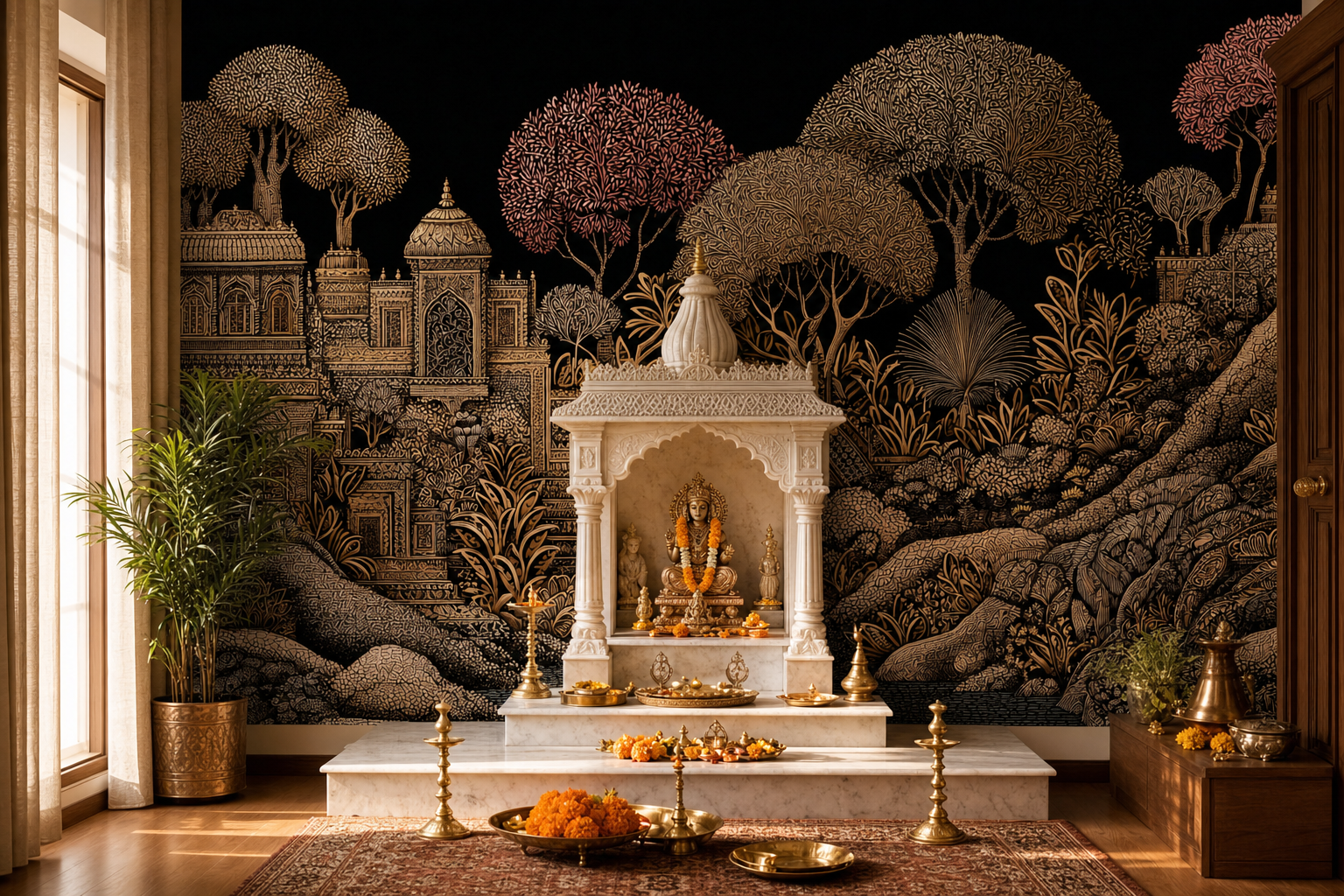 mughal-gateway — Pooja room