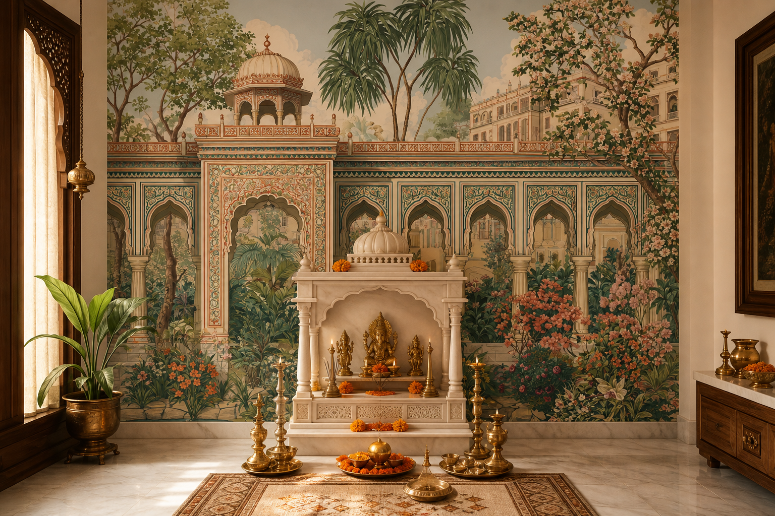 mughal-reverie — Pooja room