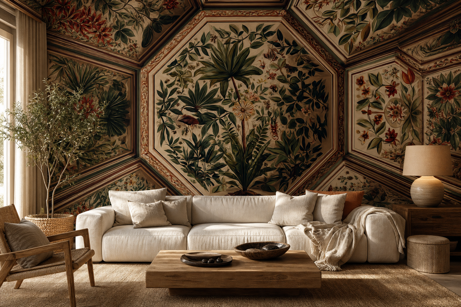 octagonal-botanica — Living room