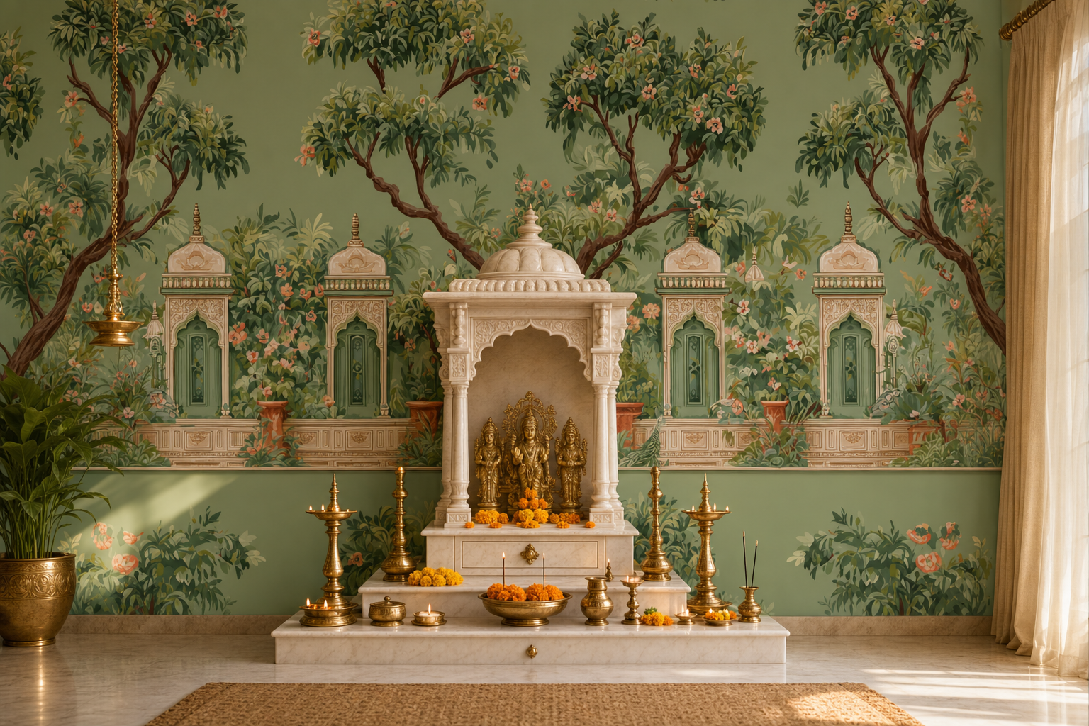 pavilion-garden — Pooja room