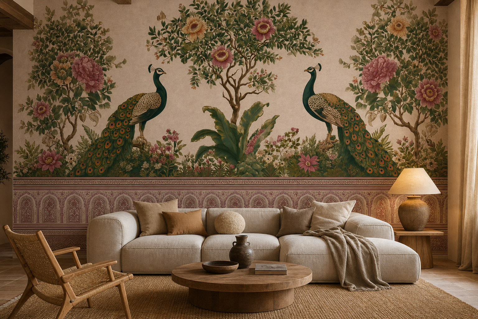 peacock-arcadia — Living room