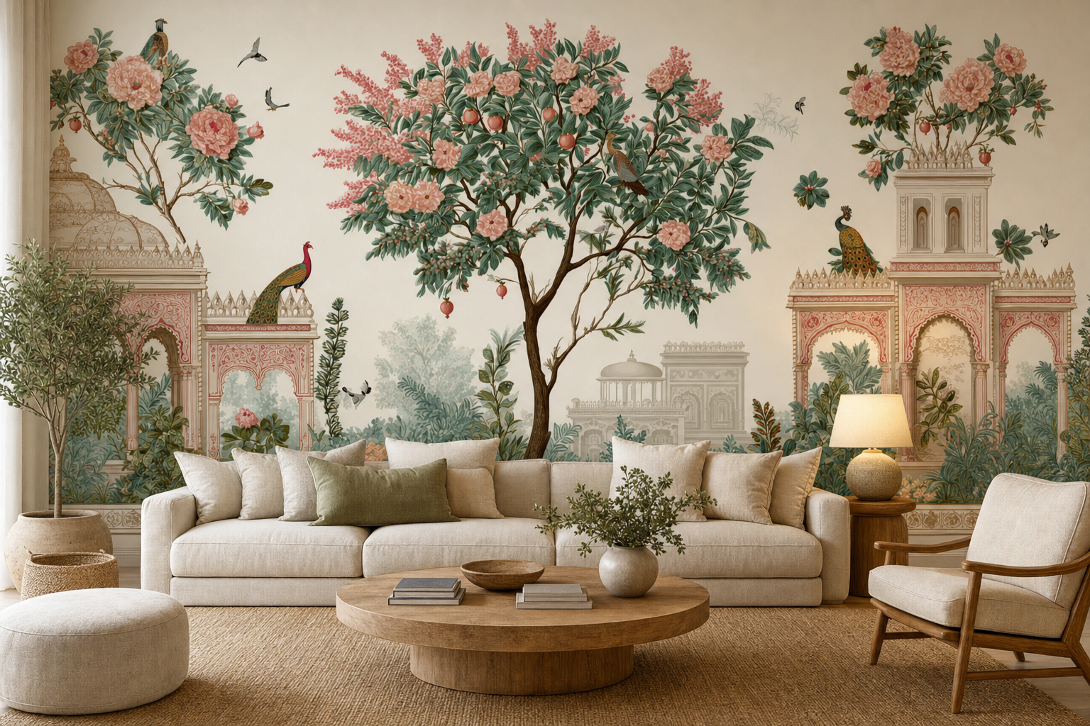 peacock-garden-palace — Living room