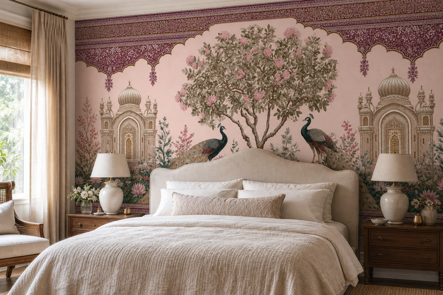 Peacock Garden — Master bedroom